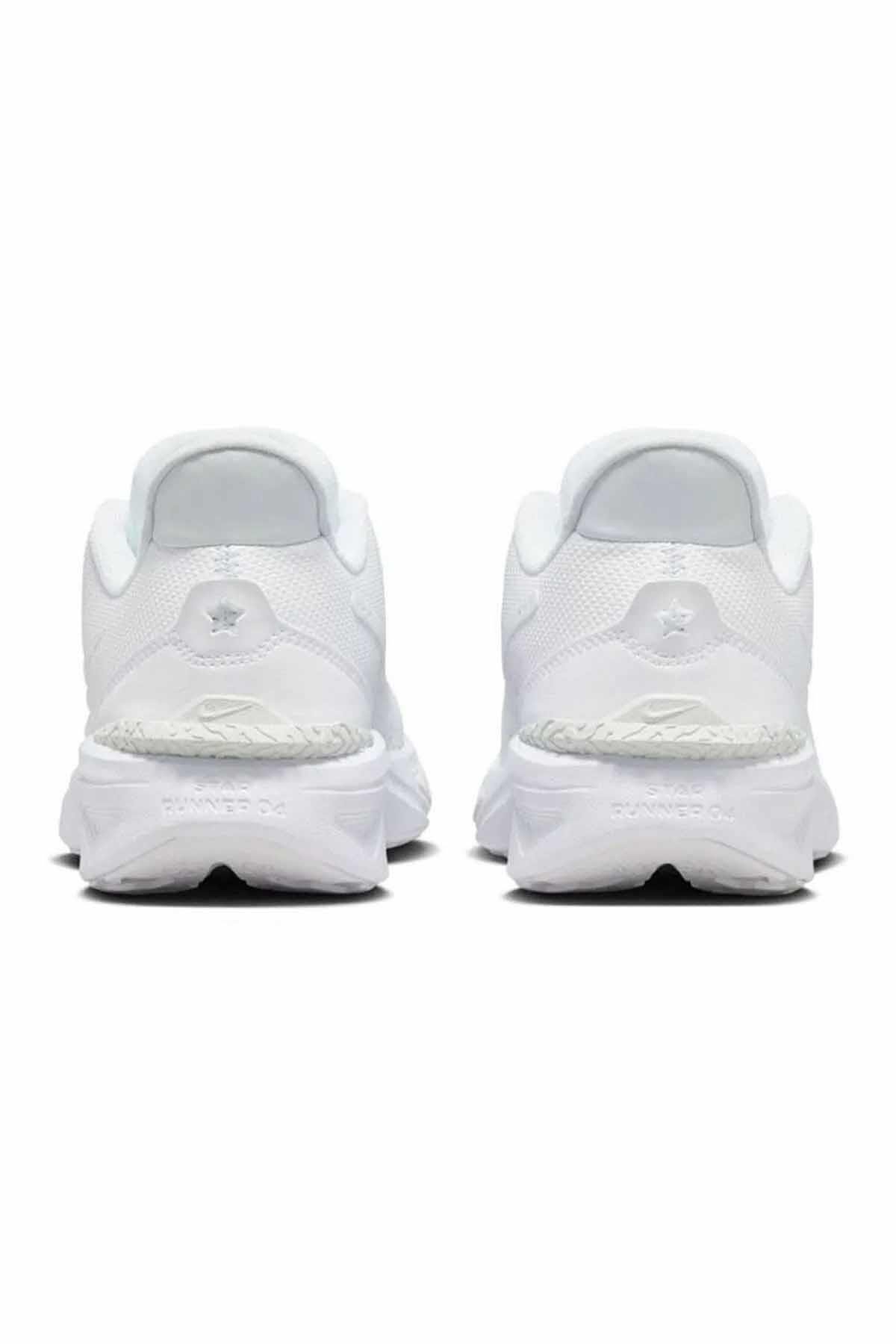 NIKESneakerNike Star Runner 4 NN Kadın Sneaker Ayakkabı DX7615-100-BEYAZ