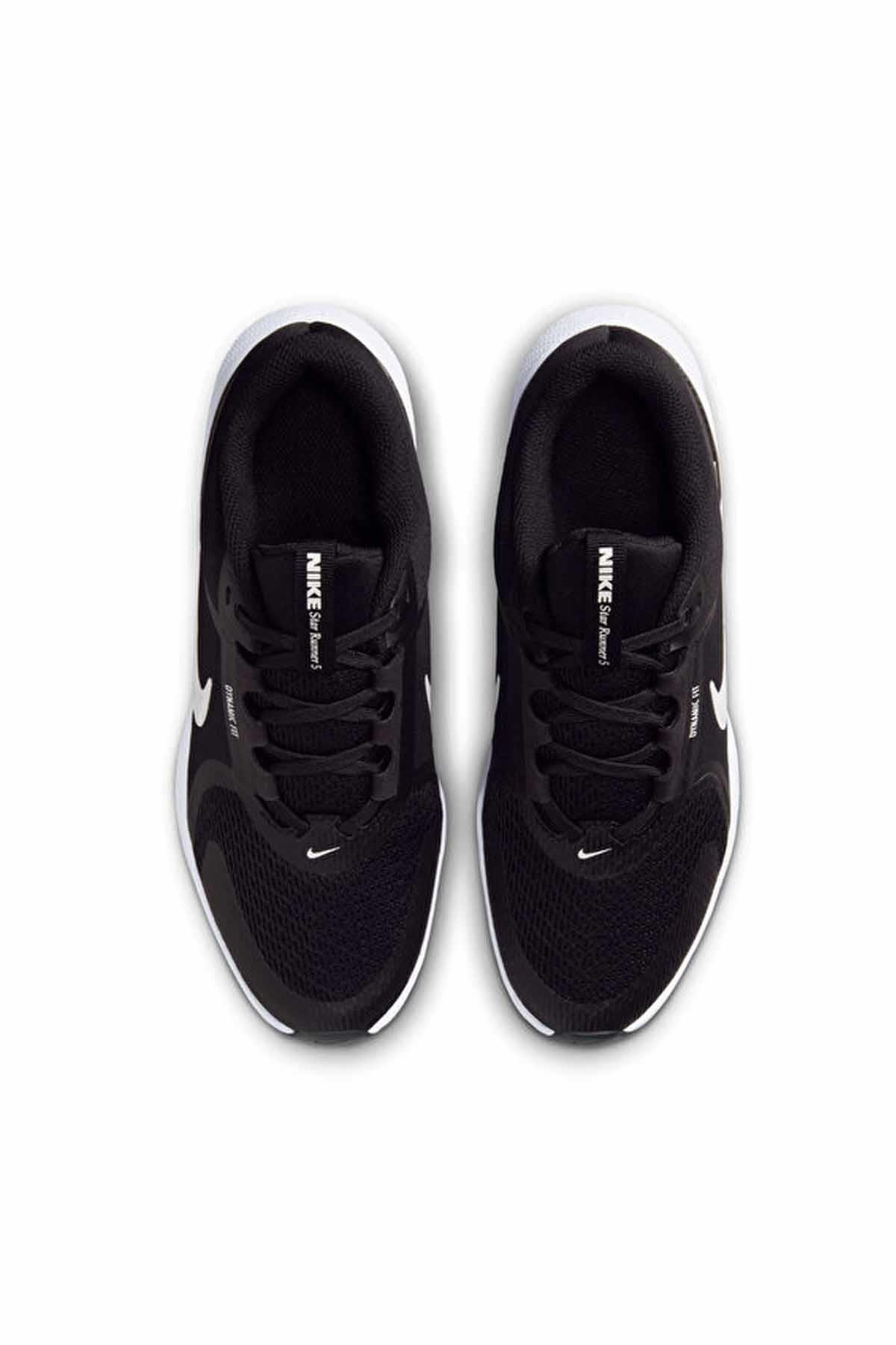 NIKESneakerNike Star Runner 5 (GS) Kadın Sneaker Ayakkabı HF7004-002-Siyah-Byz