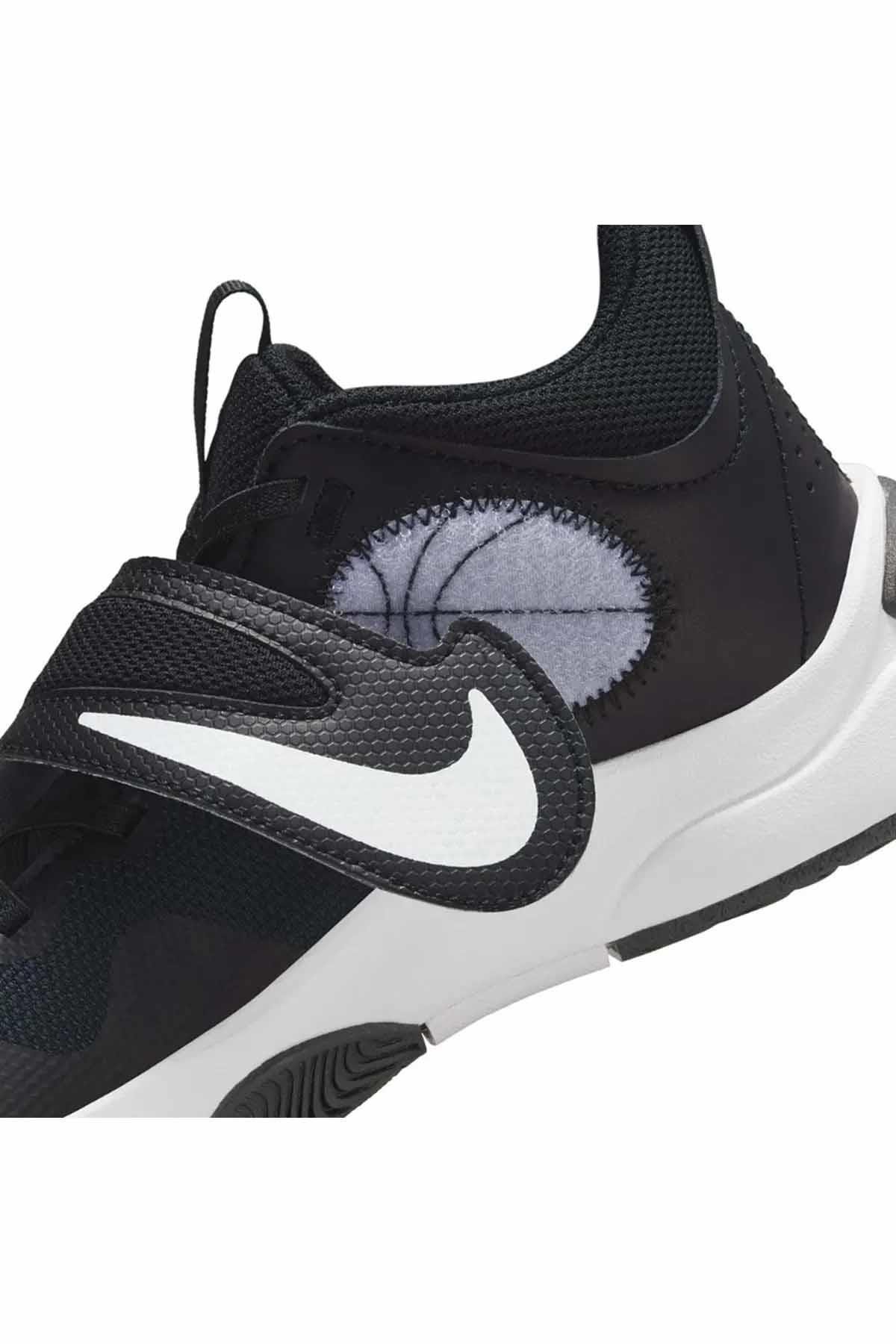 NIKESneakerNike Team Hustle D 11 (Gs) Çocuk Sneaker Ayakkabı DV8996-002-Siyah-Byz