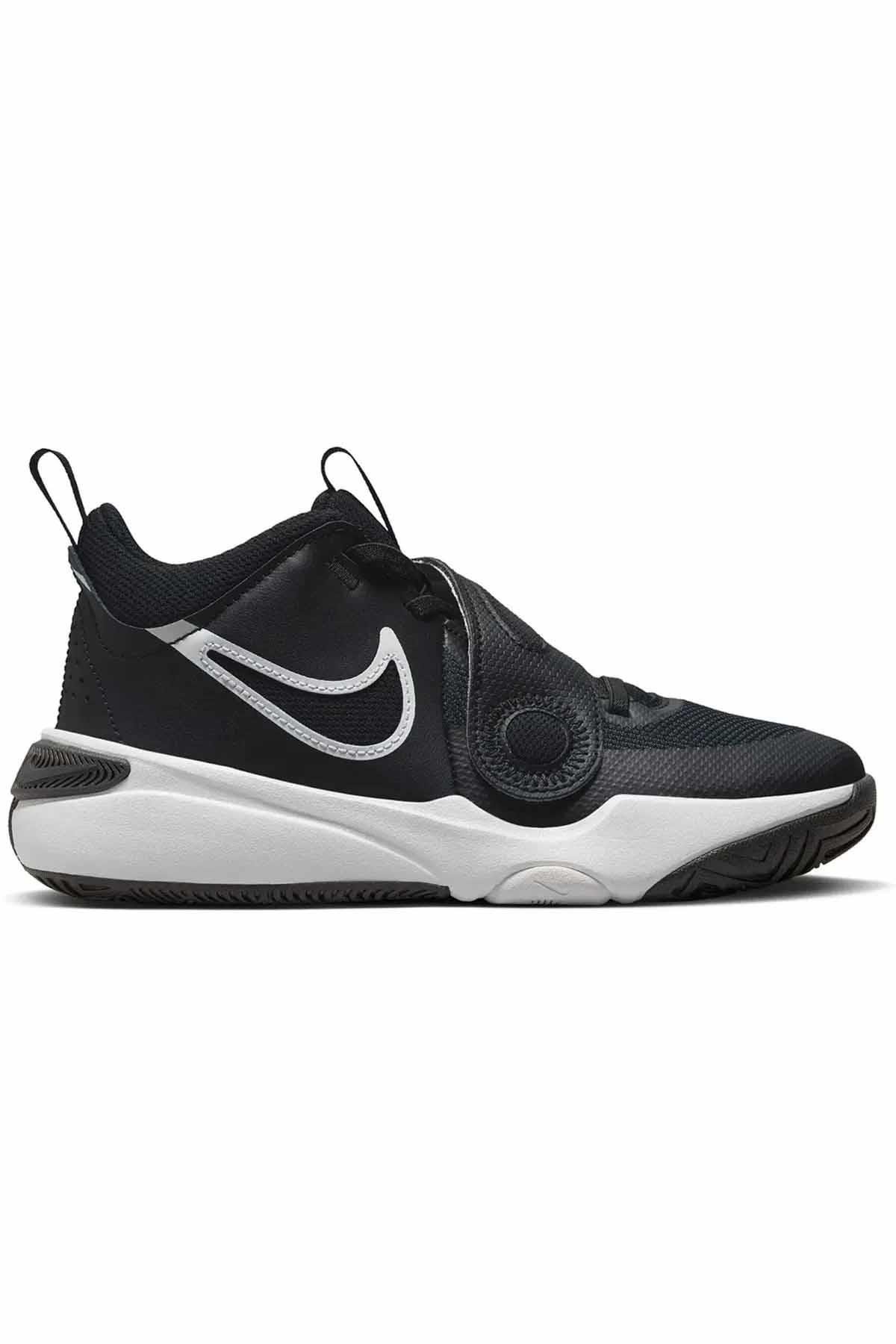 NIKESneakerNike Team Hustle D 11 (Gs) Çocuk Sneaker Ayakkabı DV8996-002-Siyah-Byz
