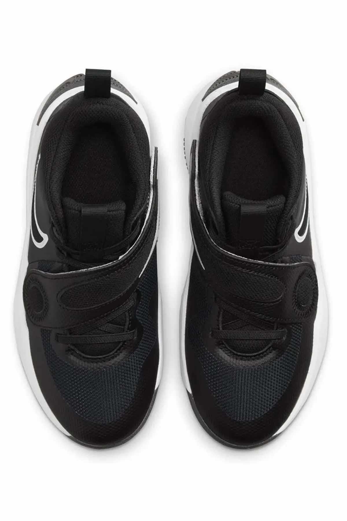 NIKESneakerNike Team Hustle D 11 (Gs) Çocuk Sneaker Ayakkabı DV8996-002-Siyah-Byz