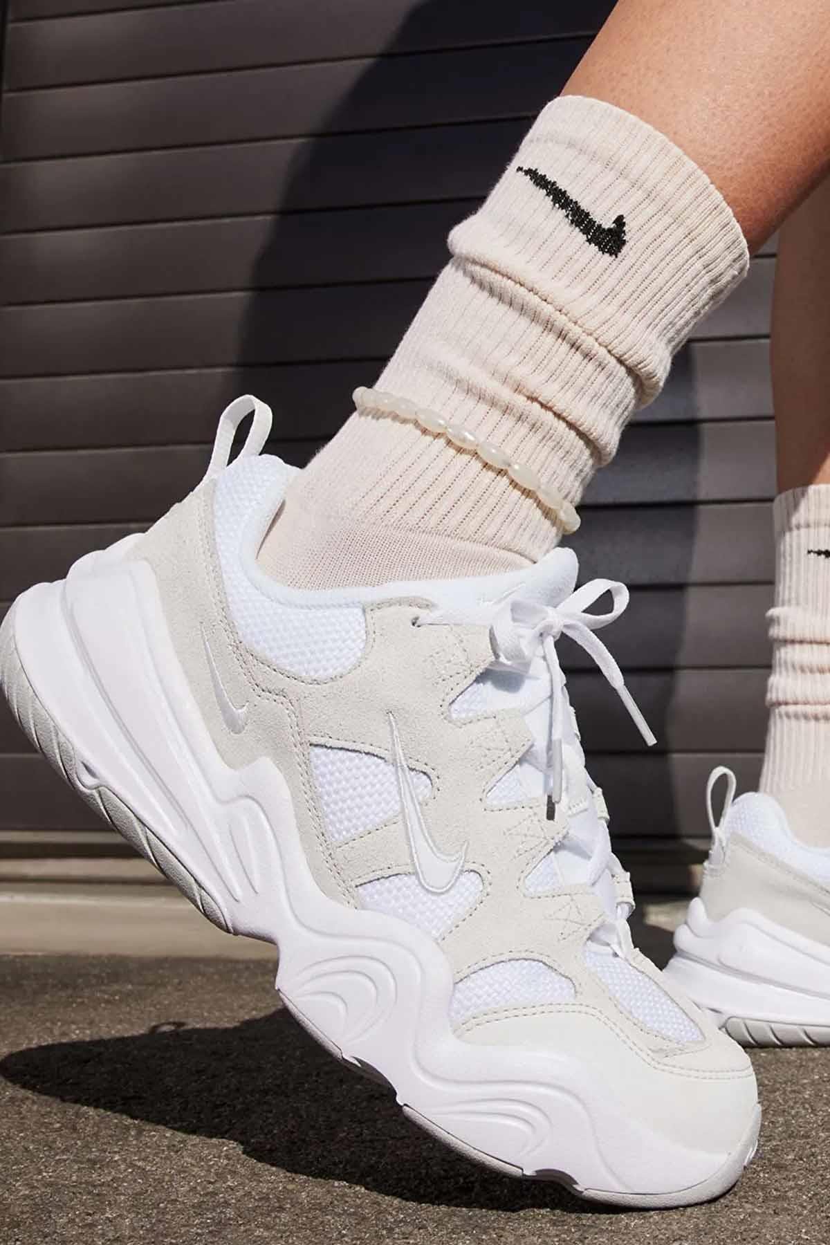 NIKESneakerNike W Tech Hera Kadın Sneaker Ayakkabı DR9761-100-Beyaz