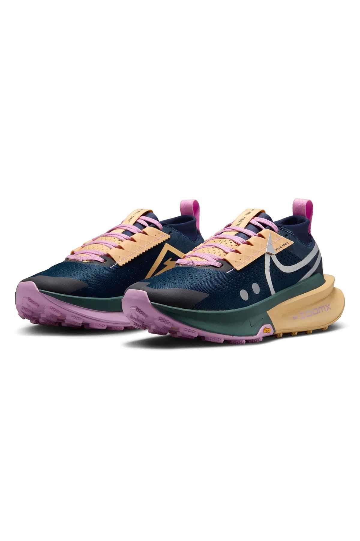 NIKESneakerNike W Zoomx Zegama Trail 2 Kadın Sneaker Ayakkabı FD5191-401-Çok Renkli