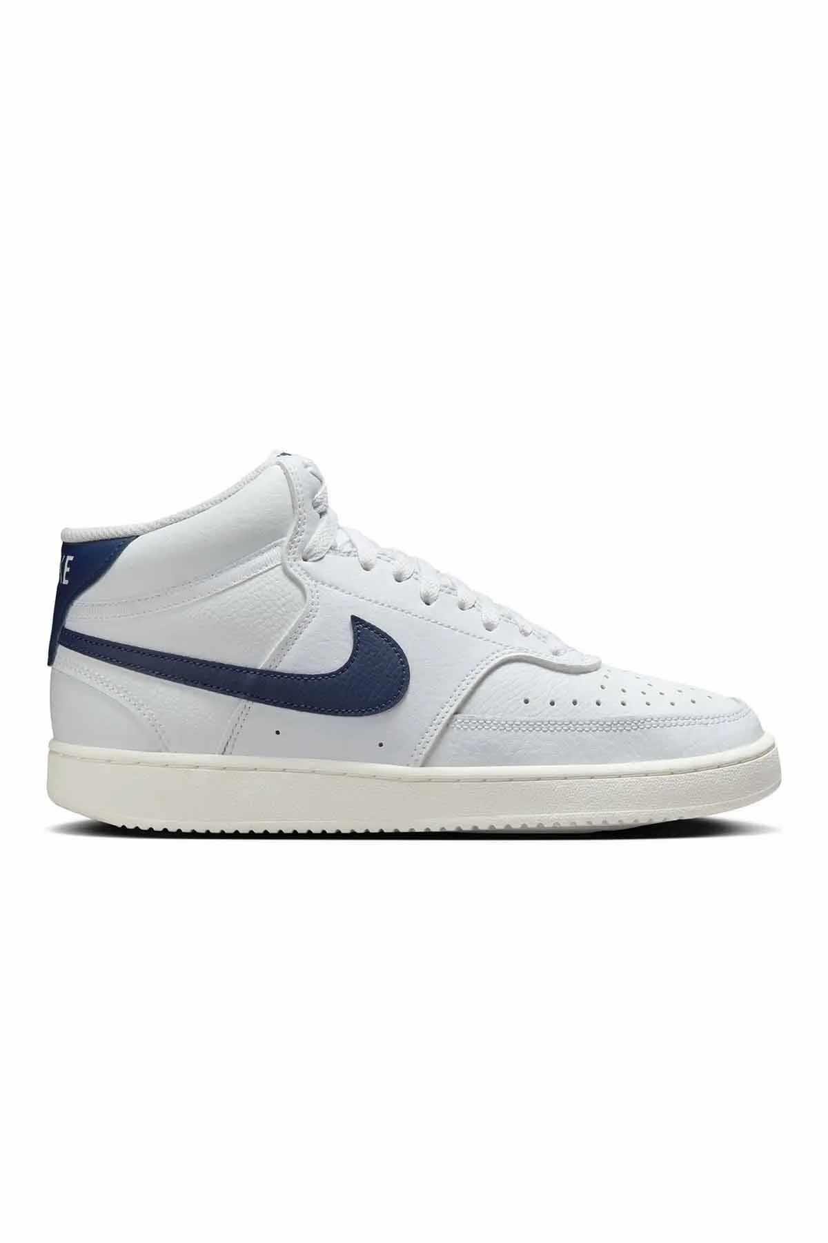 NIKESneakerNike Wmns Court Vision Mid Kadın Sneaker Ayakkabı CD5436-109-BEYAZ