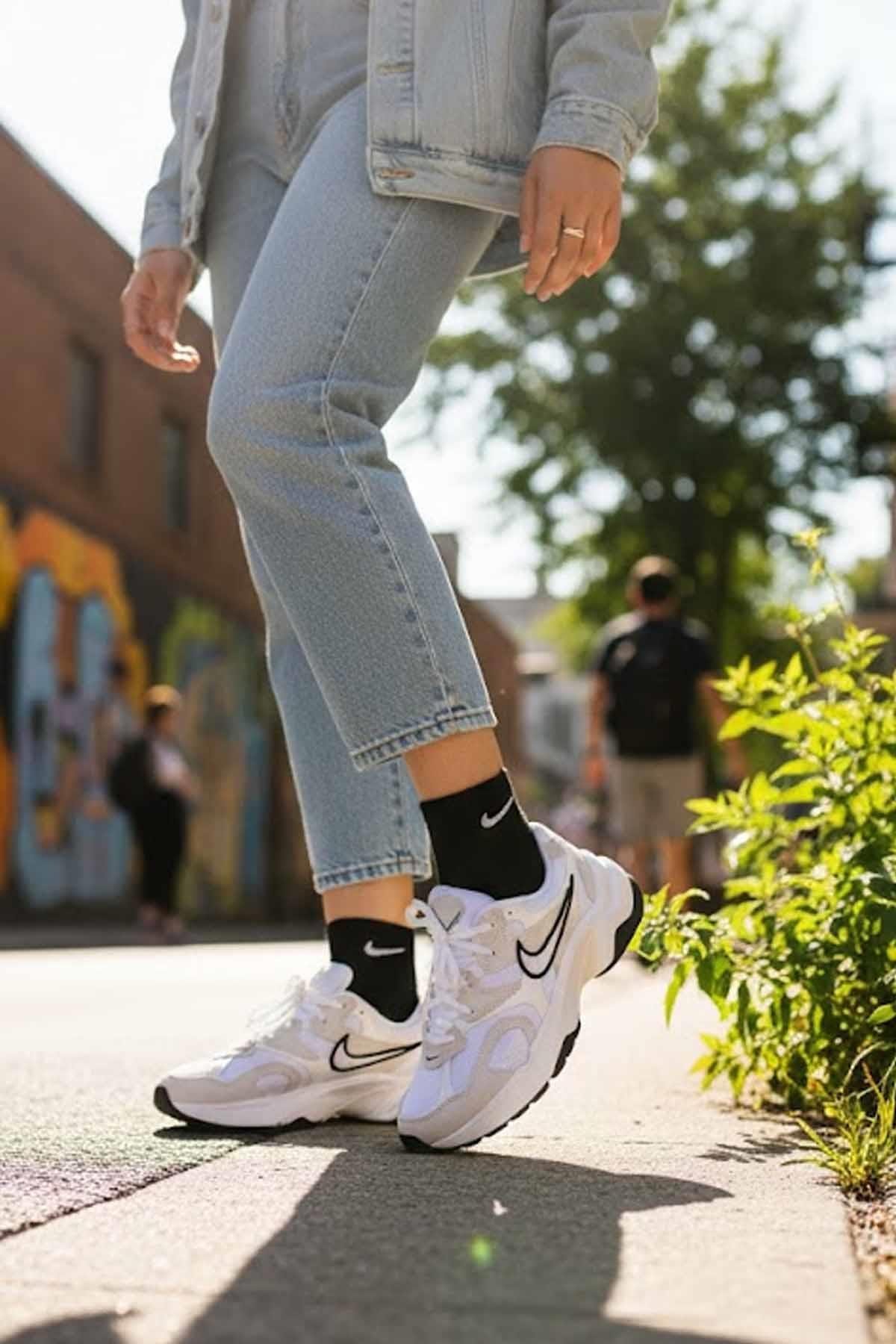 NIKESneakerW NIKE AL8 Unisex Sneaker Ayakkabı FJ3794-102-BEYAZ