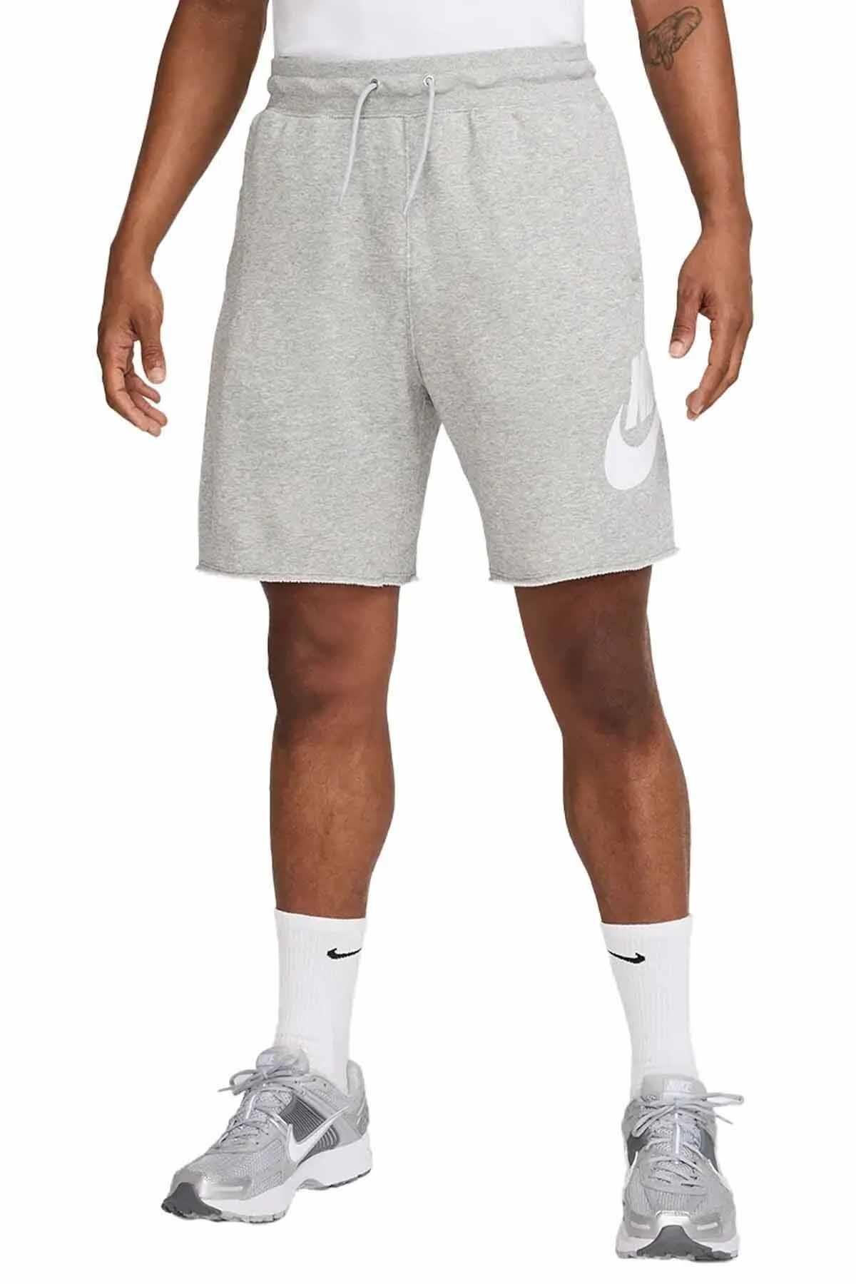 NIKEŞortNike Erkek Şort Pamuklu Kumaş Erkek Şort FQ4950-063-GRAY