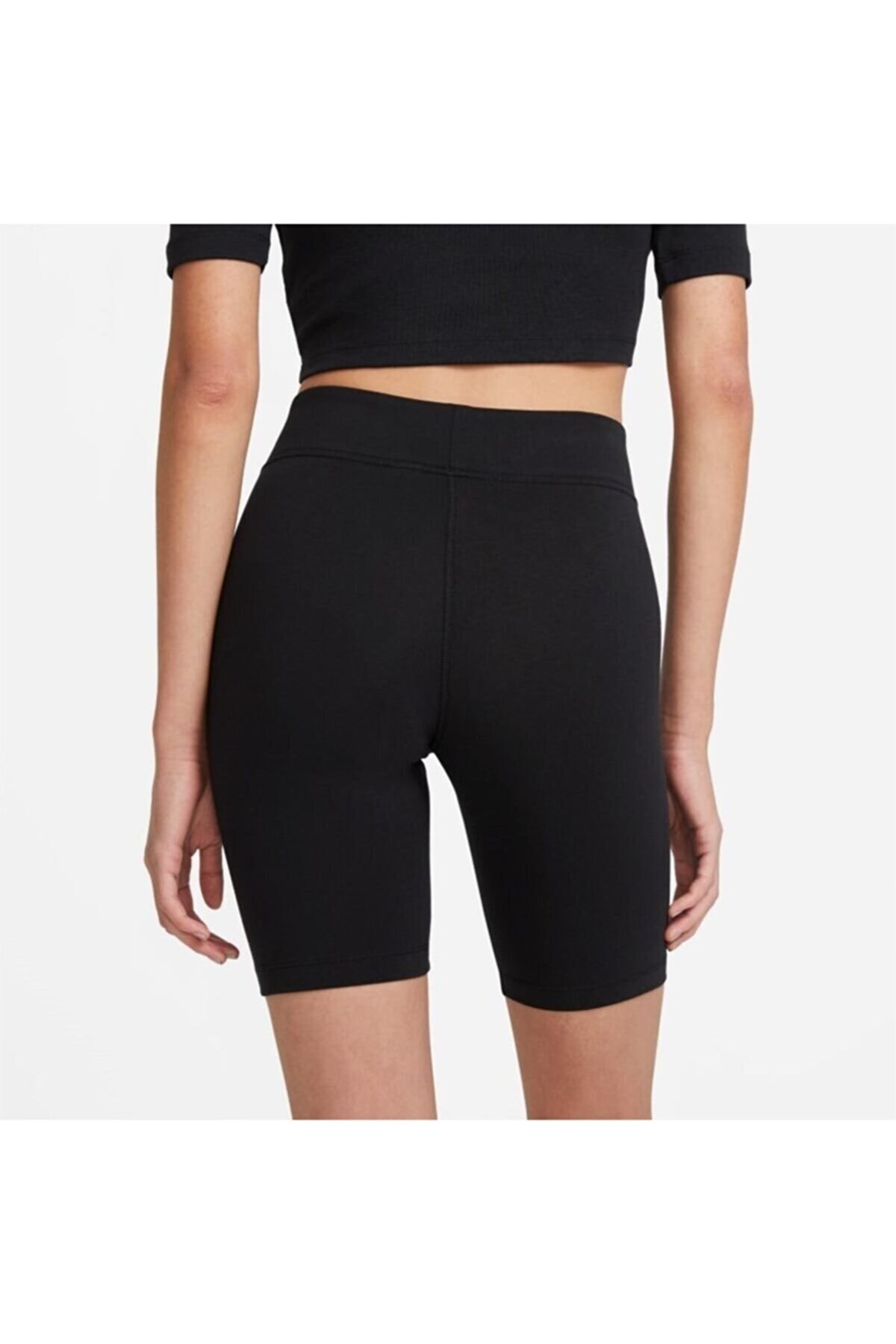 NIKEŞortNike Sportswear Essential Bike Kadın Şort CZ8526-010-Siyah