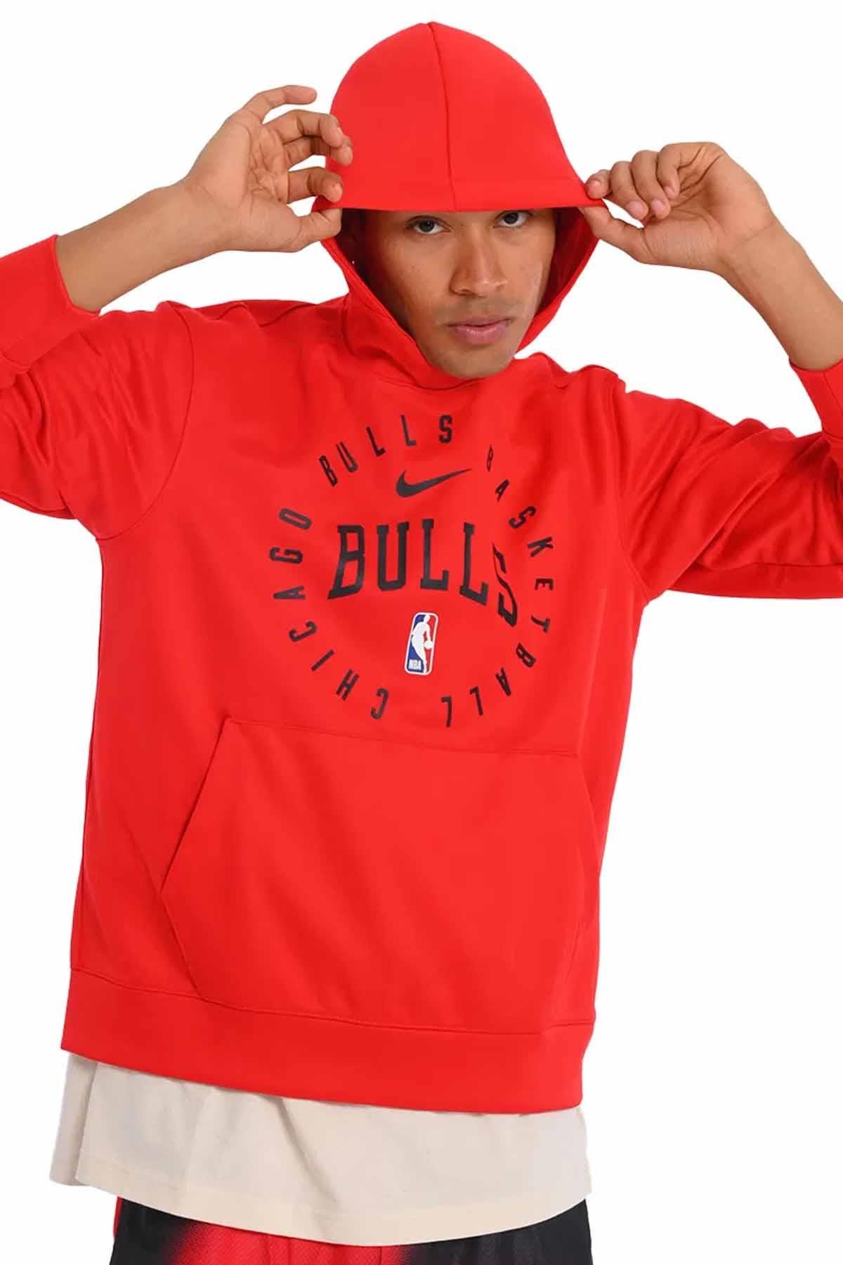 NIKESweatshirtNike Chi Mnk Df Sptlight Po Hdy Erkek Sweatshirt FV1669-657-Kırmızı