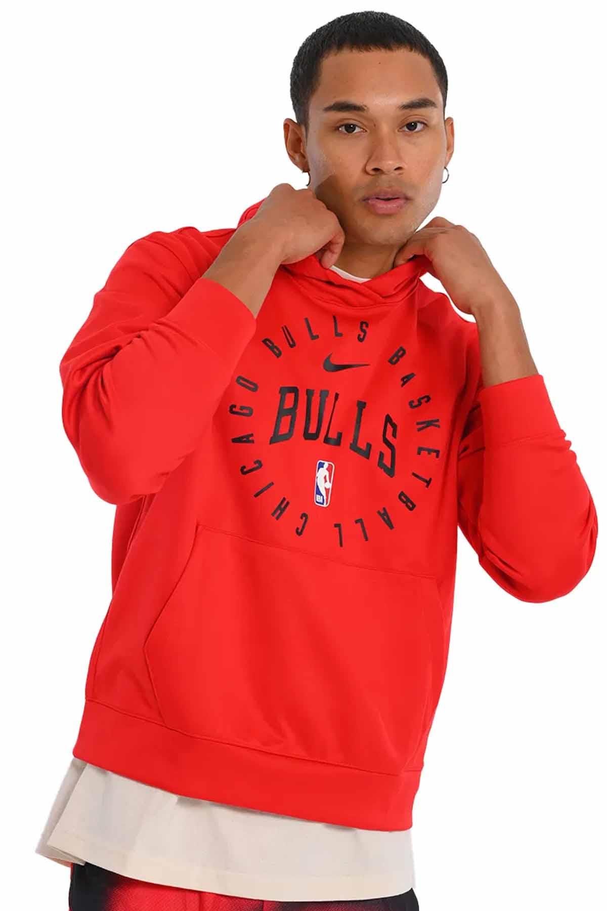 NIKESweatshirtNike Chi Mnk Df Sptlight Po Hdy Erkek Sweatshirt FV1669-657-Kırmızı