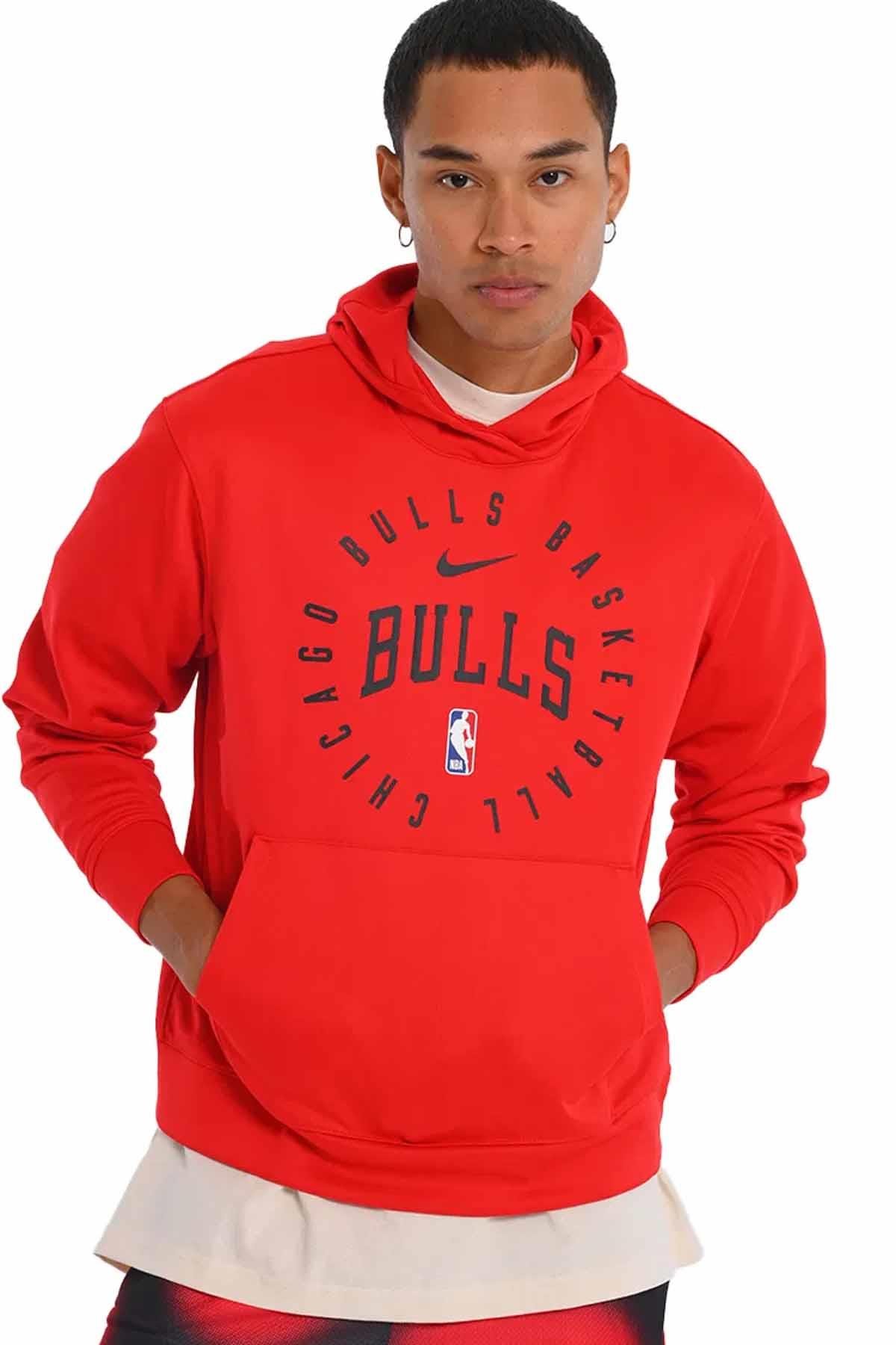 NIKESweatshirtNike Chi Mnk Df Sptlight Po Hdy Erkek Sweatshirt FV1669-657-KIRMIZI