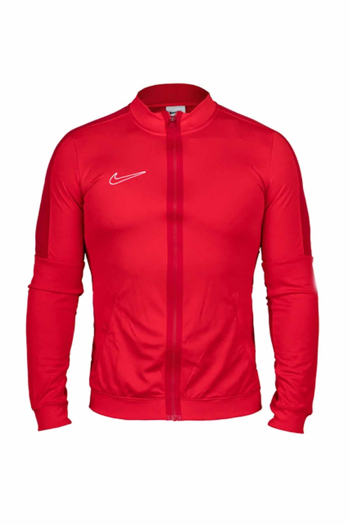 NIKESweatshirtNike Erkek Eşofman Üstü Raşel Kumaş Erkek Sweatshirt DR1681-657-KIRMIZI
