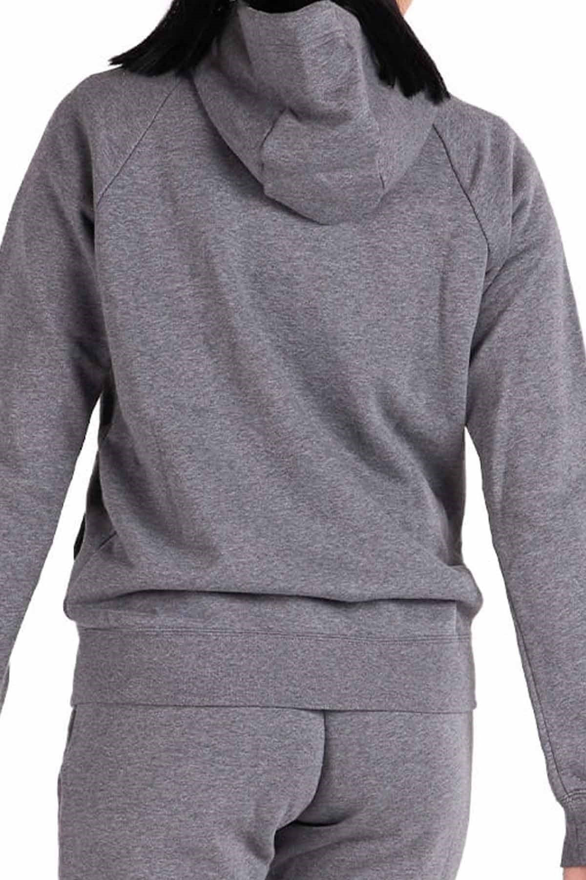 NIKESweatshirtNike Ful Zip Kadın Sweatshirt CW6955-071-K.Gri