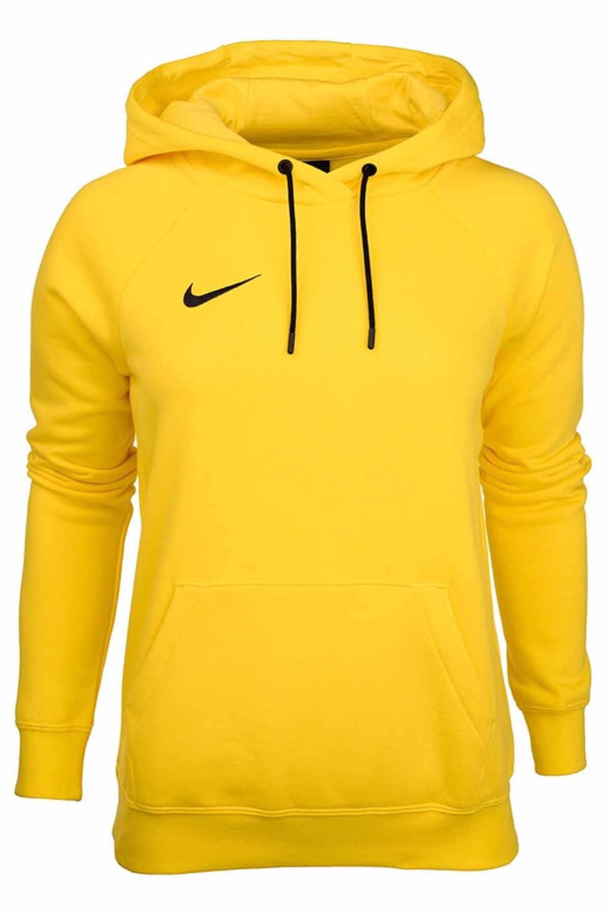 NIKESweatshirtNike Hoodıe Kadın Sweatshirt CW6957-719-SARI
