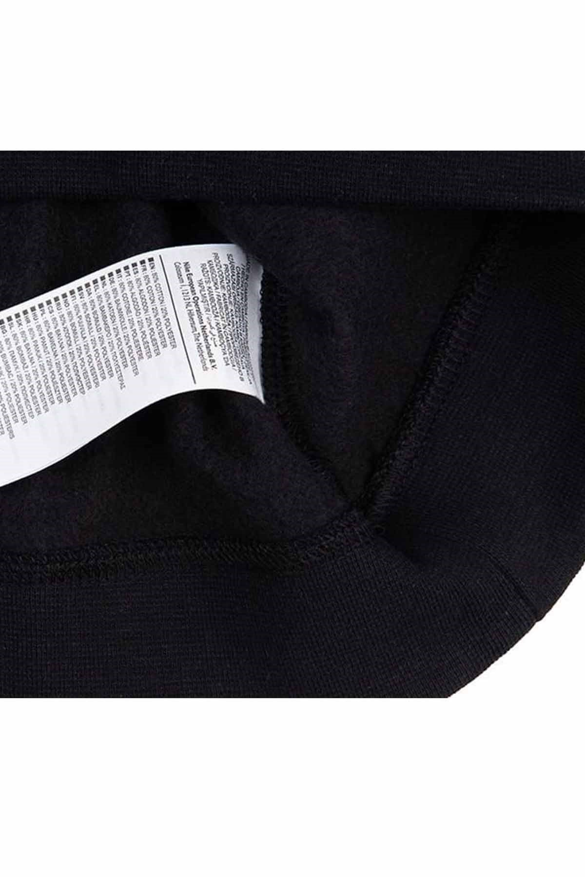 NIKESweatshirtNike Pamuklu Kumaş İçi Polarlı Erkek Sweatshirt NK6902-010-Siyah