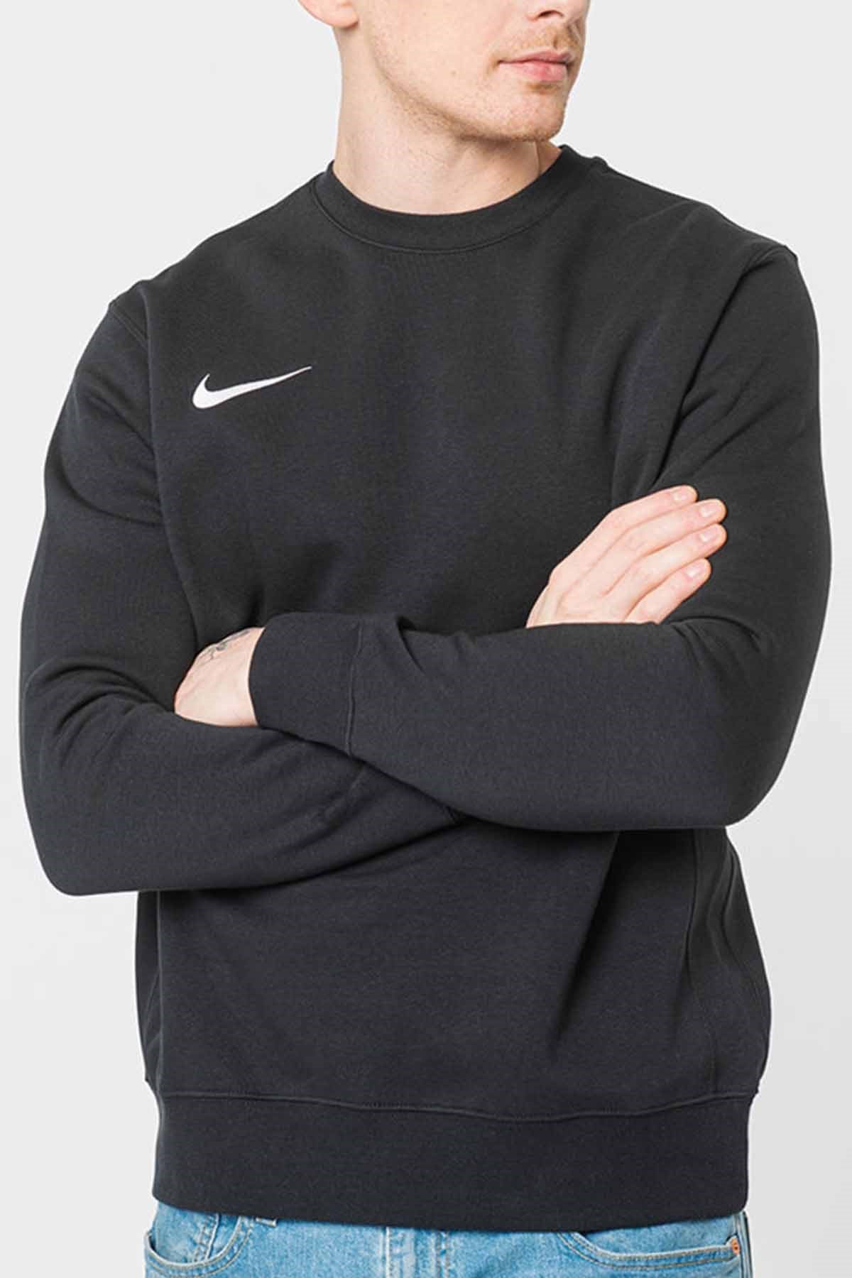 NIKESweatshirtNike Pamuklu Kumaş İçi Polarlı Erkek Sweatshirt NK6902-010-Siyah