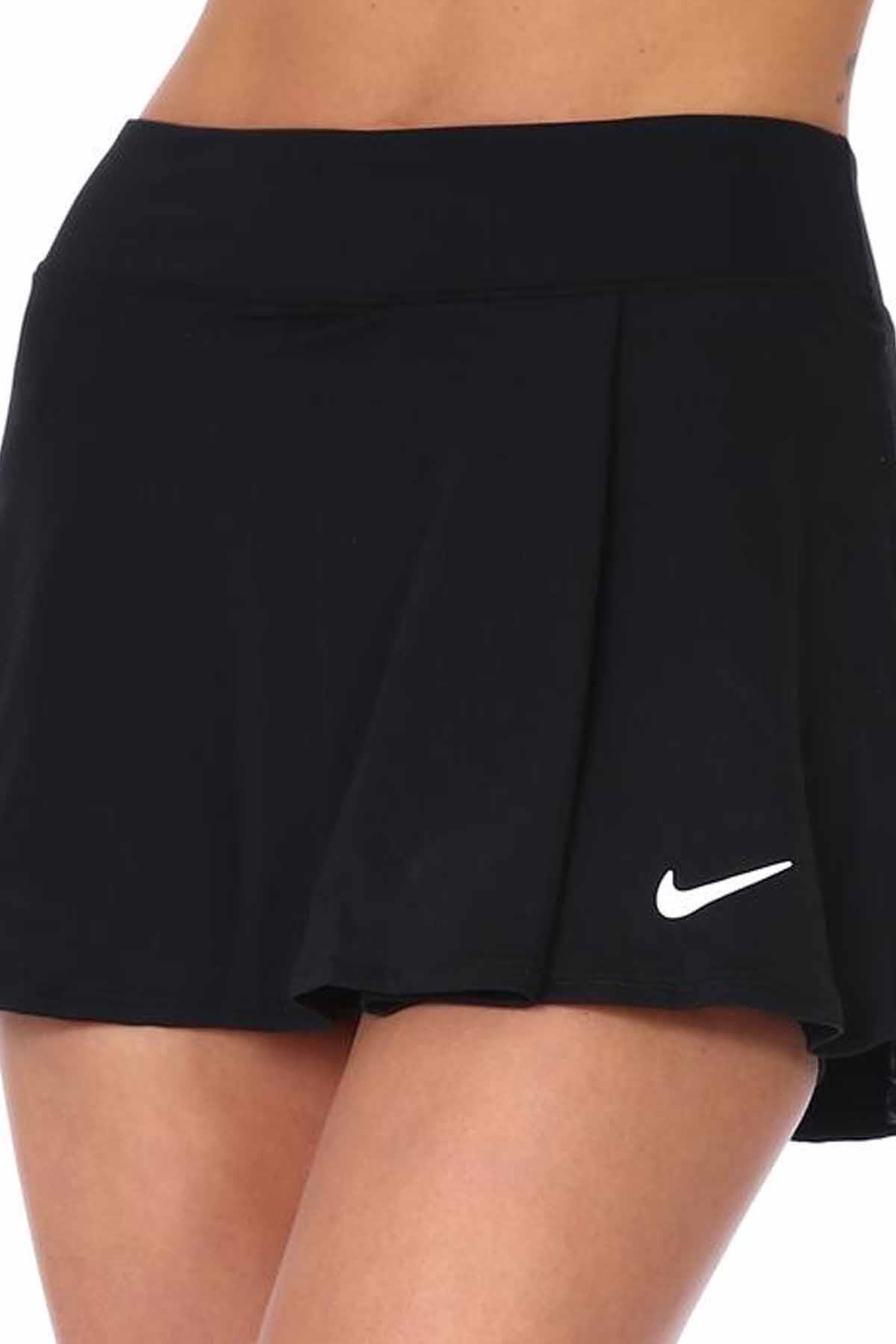 NIKETaytNike Tenis Eteği İçten Taytlı Kadın Tayt DH9552-010-SIYAH