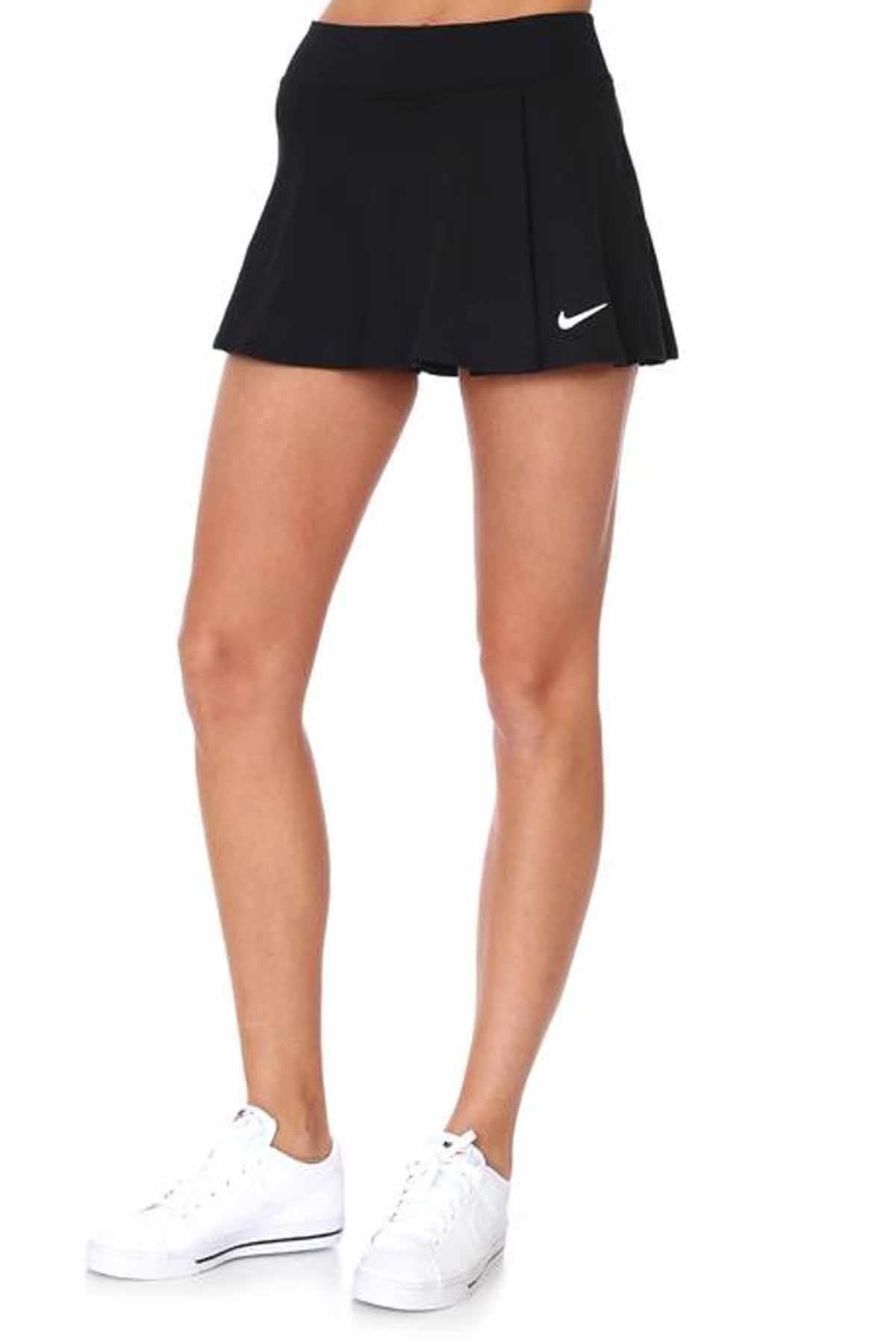 NIKETaytNike Tenis Eteği İçten Taytlı Kadın Tayt DH9552-010-SIYAH