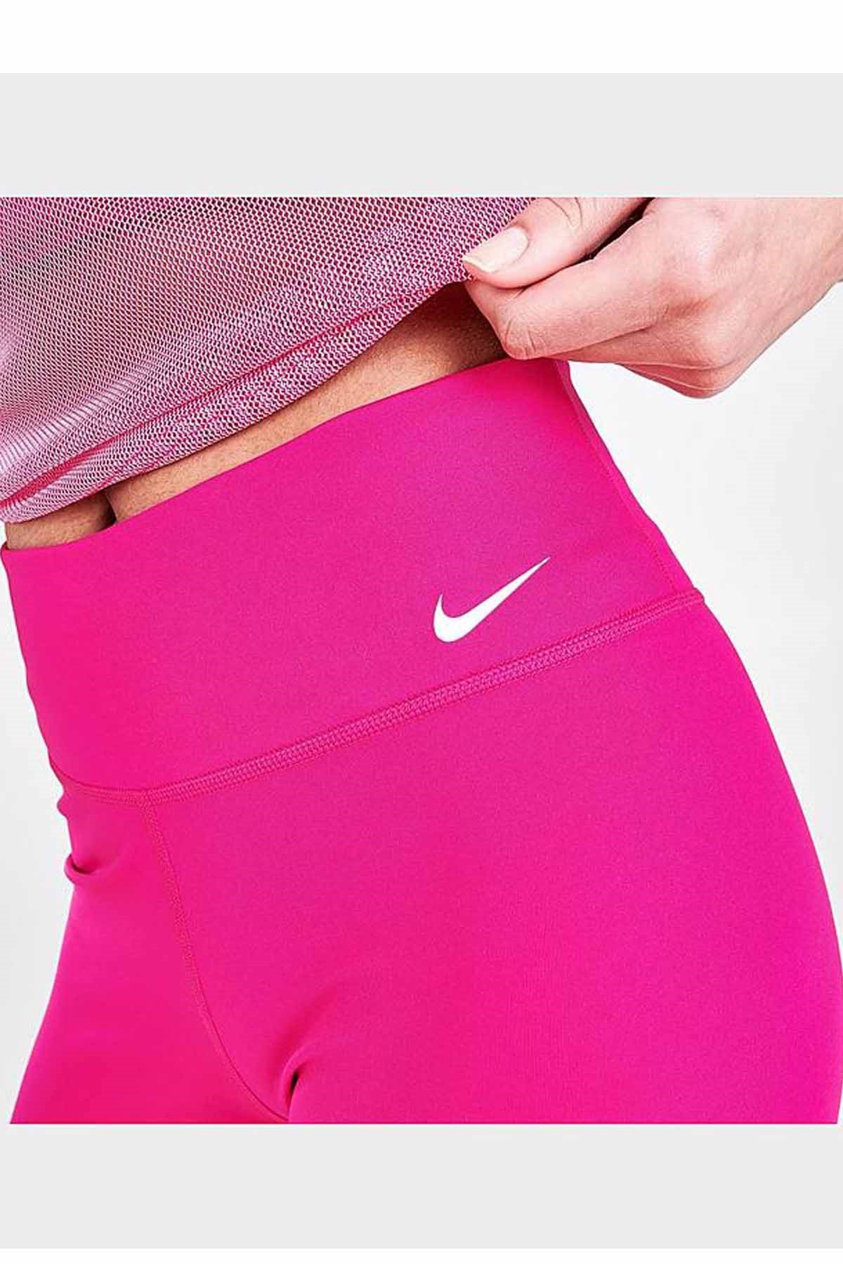 NIKETaytNike W Nk One Df Mr 7in Shrt Kadın Tayt DD0243-615-PEMBE