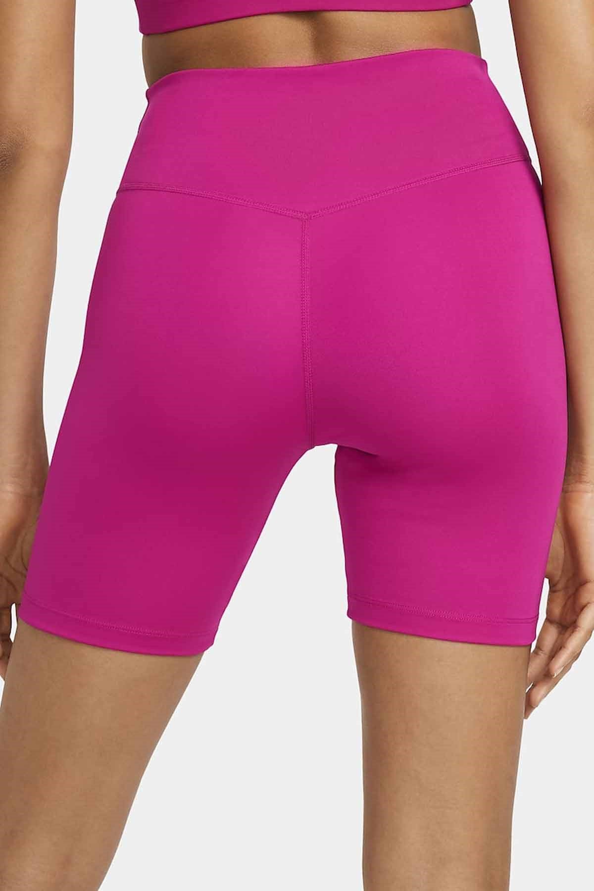 NIKETaytNike W Nk One Df Mr 7in Shrt Kadın Tayt DD0243-615-PEMBE