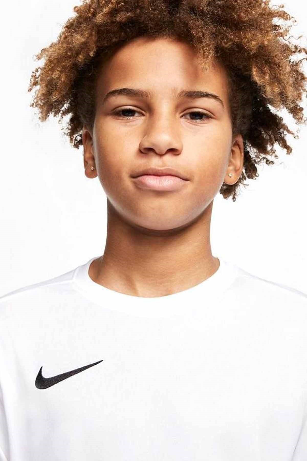 NIKETişörtNike Çocuk Spor Tişört Çocuk Tişört BV6741-100-BEYAZ