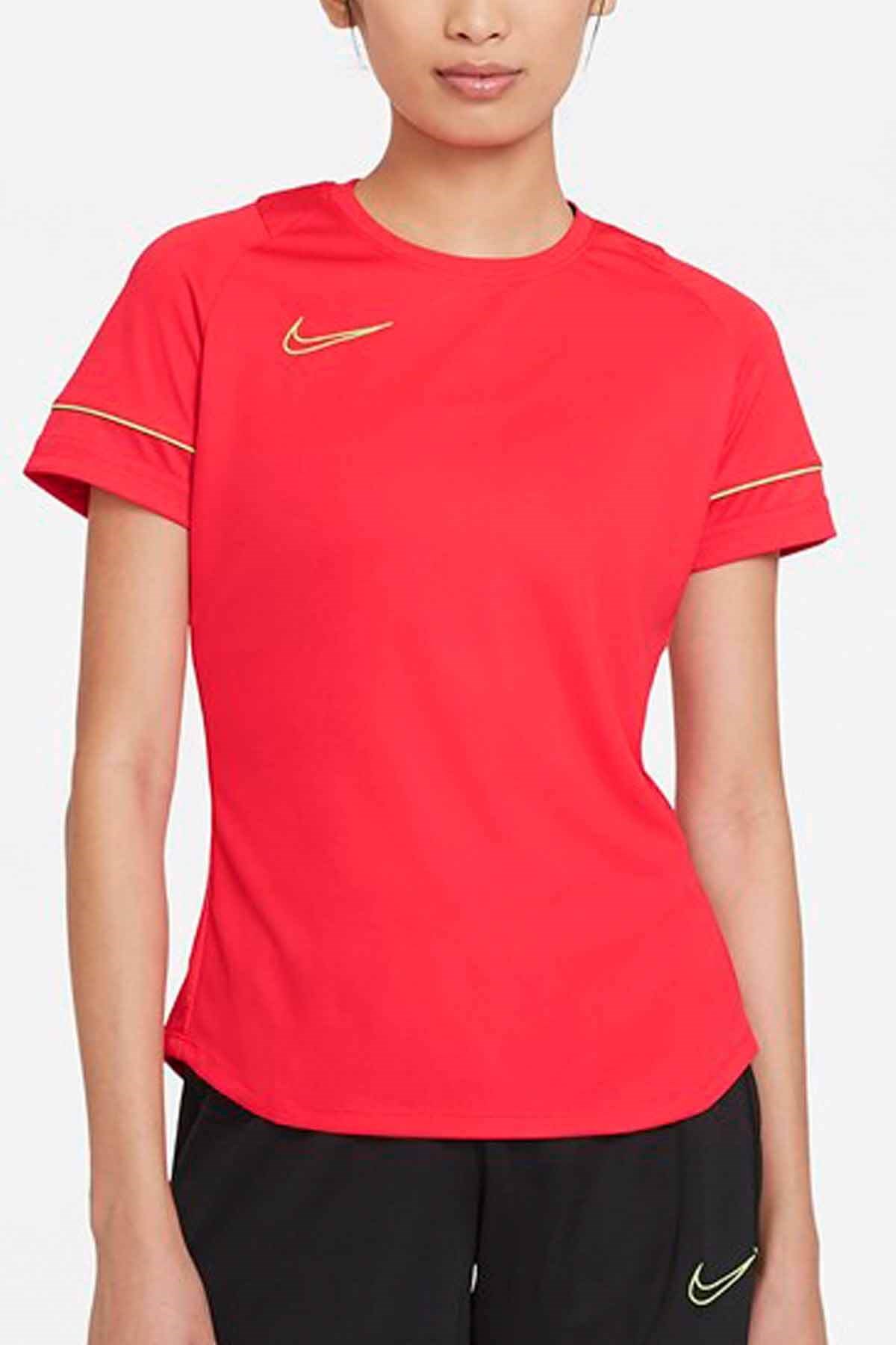 NIKETişörtNike Df Acd21 Top Ss Kadın Tişört CV2627-660-KIRMIZI