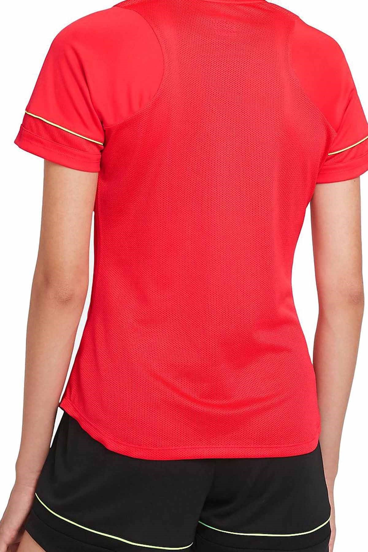 NIKETişörtNike Df Acd21 Top Ss Kadın Tişört CV2627-660-KIRMIZI
