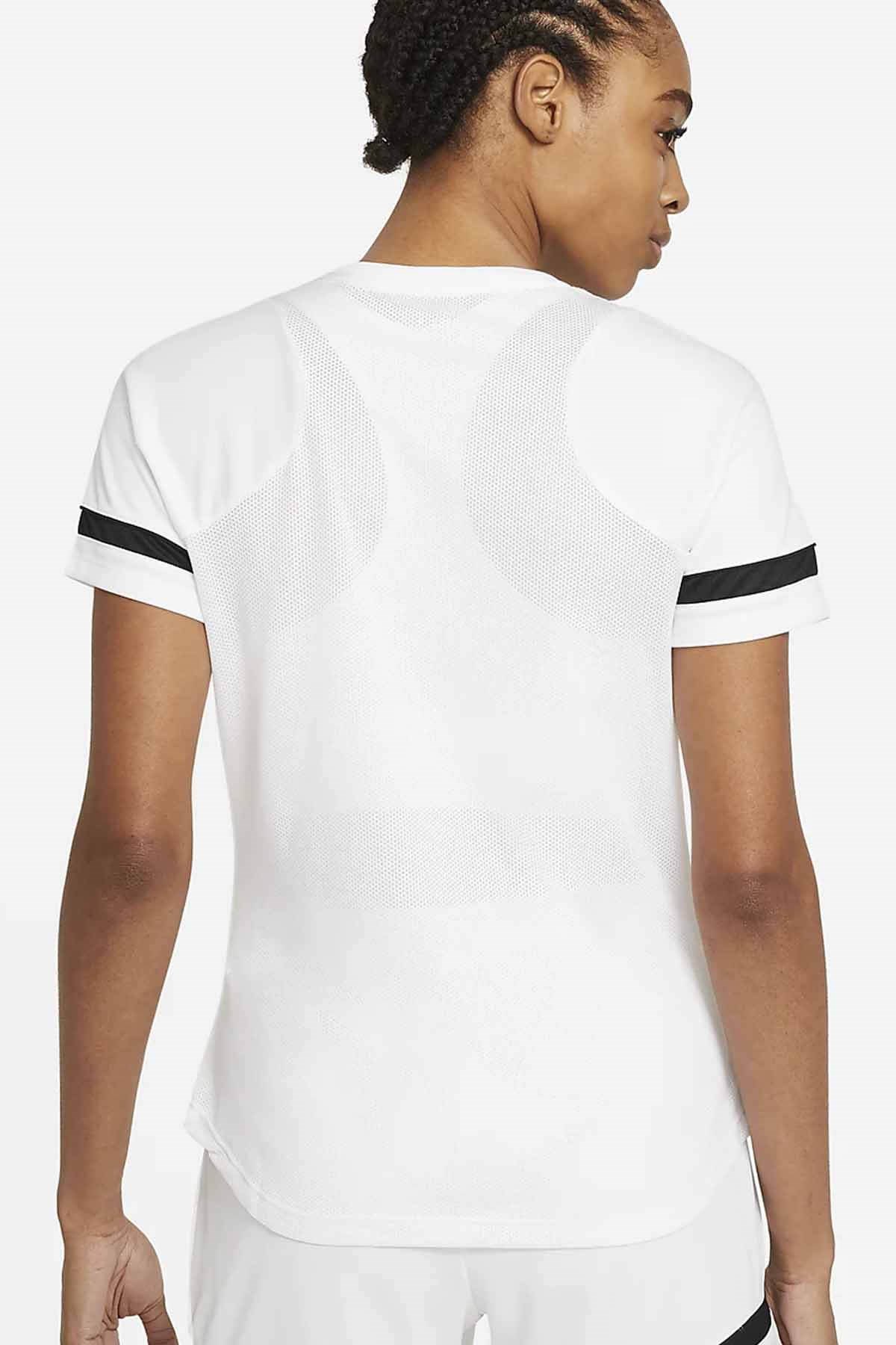 NIKETişörtNike Df Acd21 Top Ss Kadın Tişört CV2627-100-BEYAZ