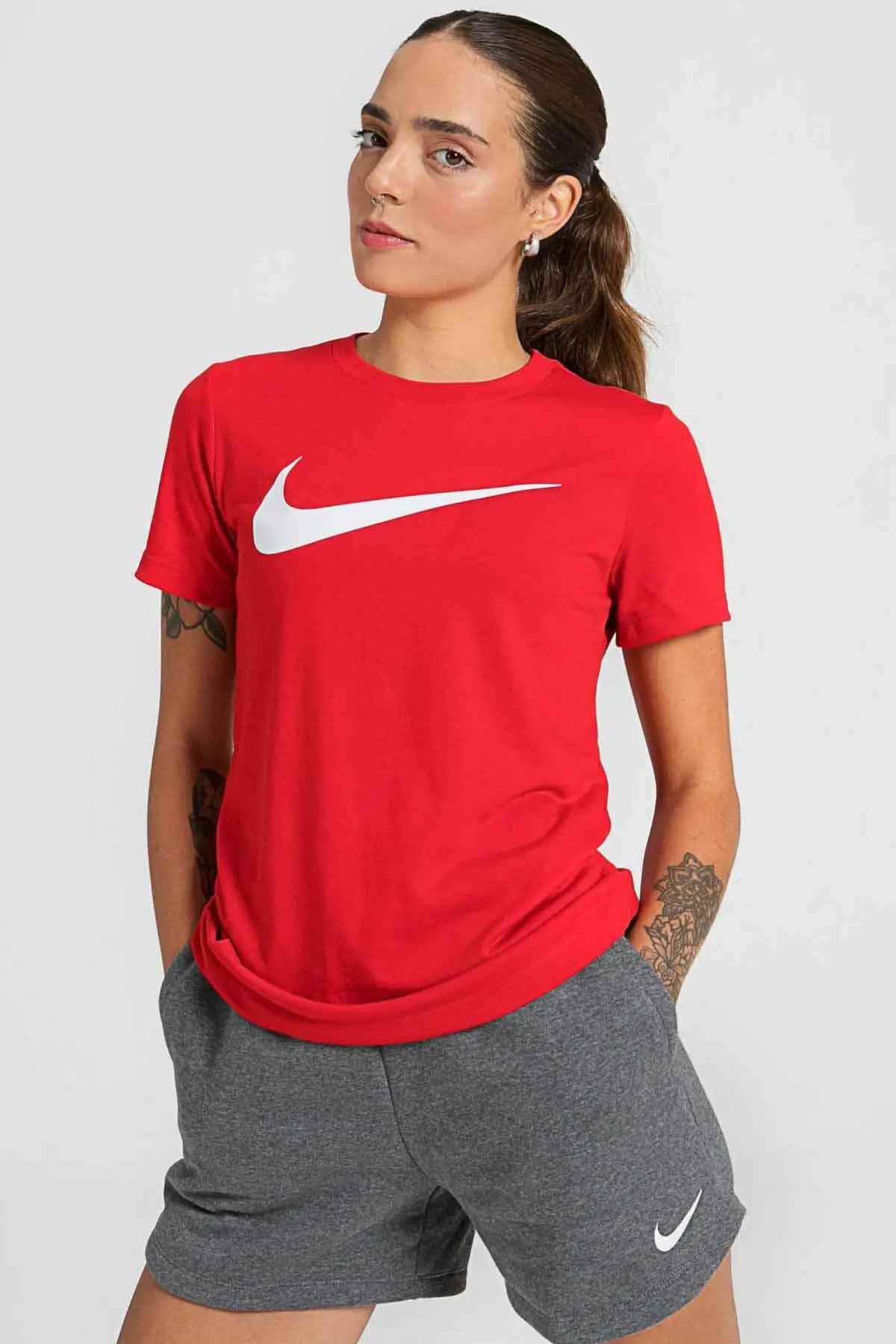 NIKETişörtNike Dri-Fit Park Futbol Kadın Tişört CW6967-657-KIRMIZI