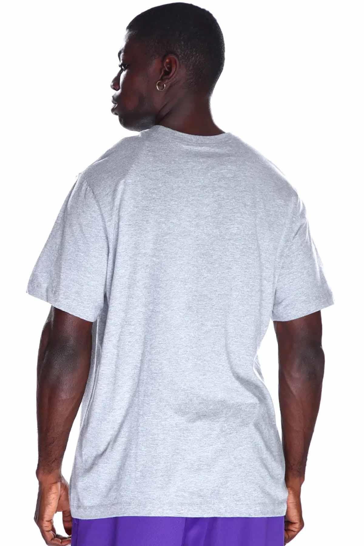 NIKETişörtNike Lal M Es Nba Jdn Ss Tee Erkek Tişört FB9827-063-Gri