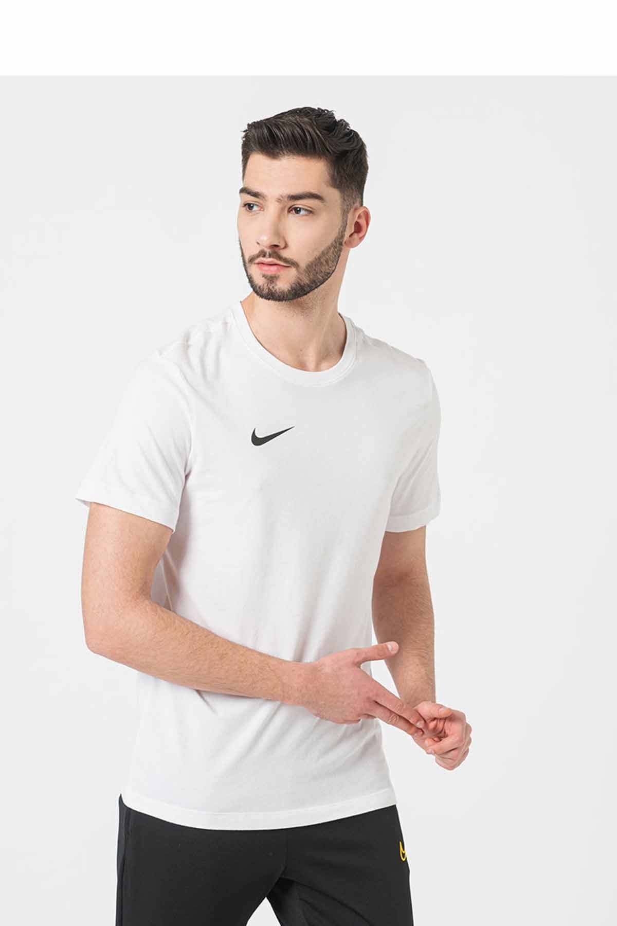 NIKETişörtNike M Nk Df Park20  Penye Kumaş Erkek Tişört CW6952-100-BEYAZ