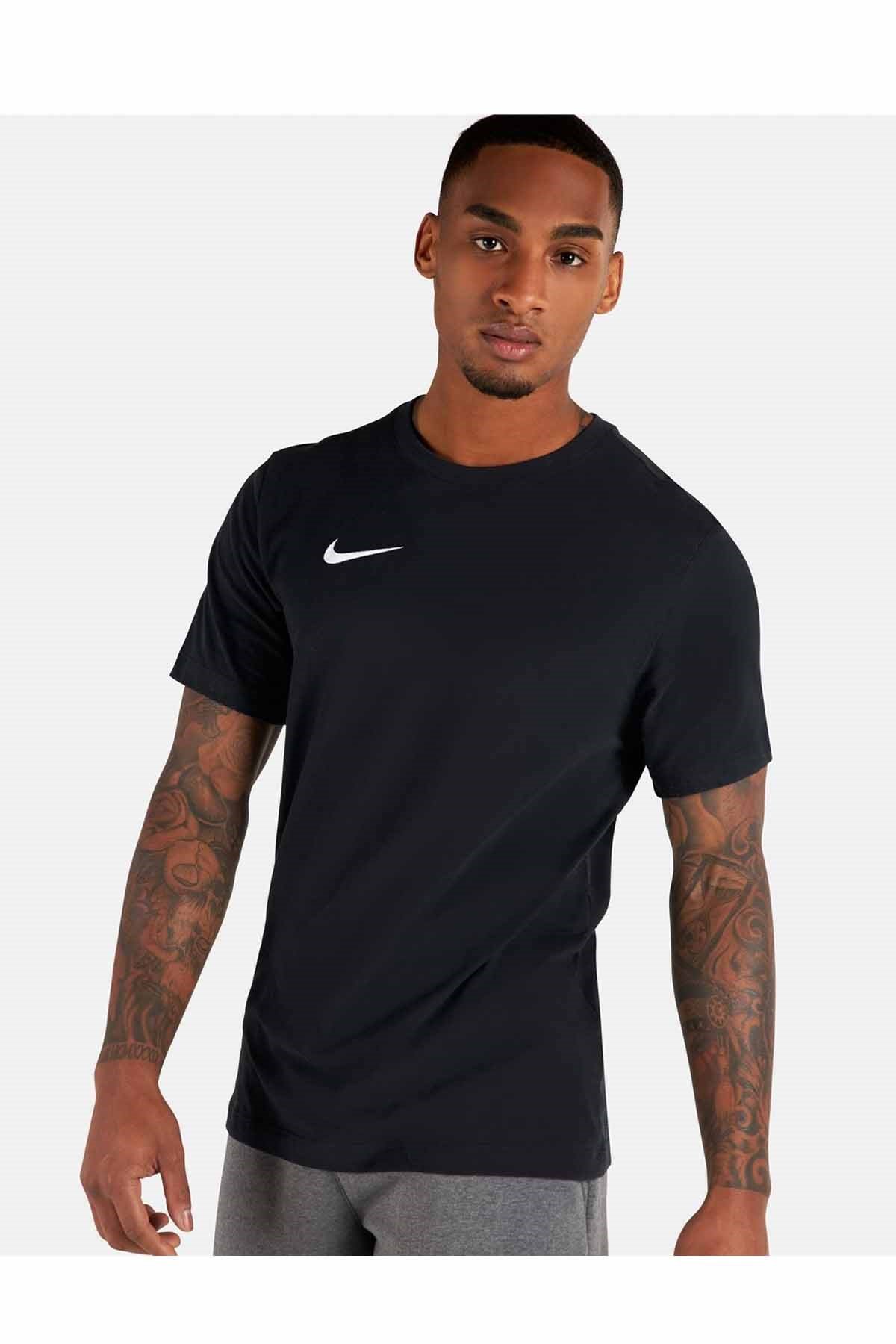 NIKETişörtNike M Nk Df Park20  Penye Kumaş Erkek Tişört CW6952-010-SIYAH