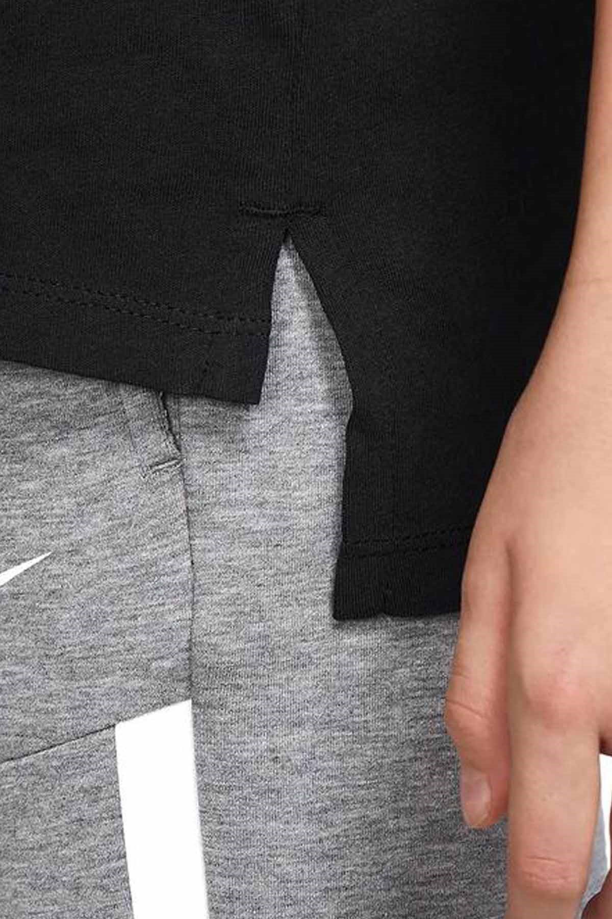 NIKETişörtNike Sportswear Big Kids' T-Shirt Çocuk Tişört AR5088-010-Siyah