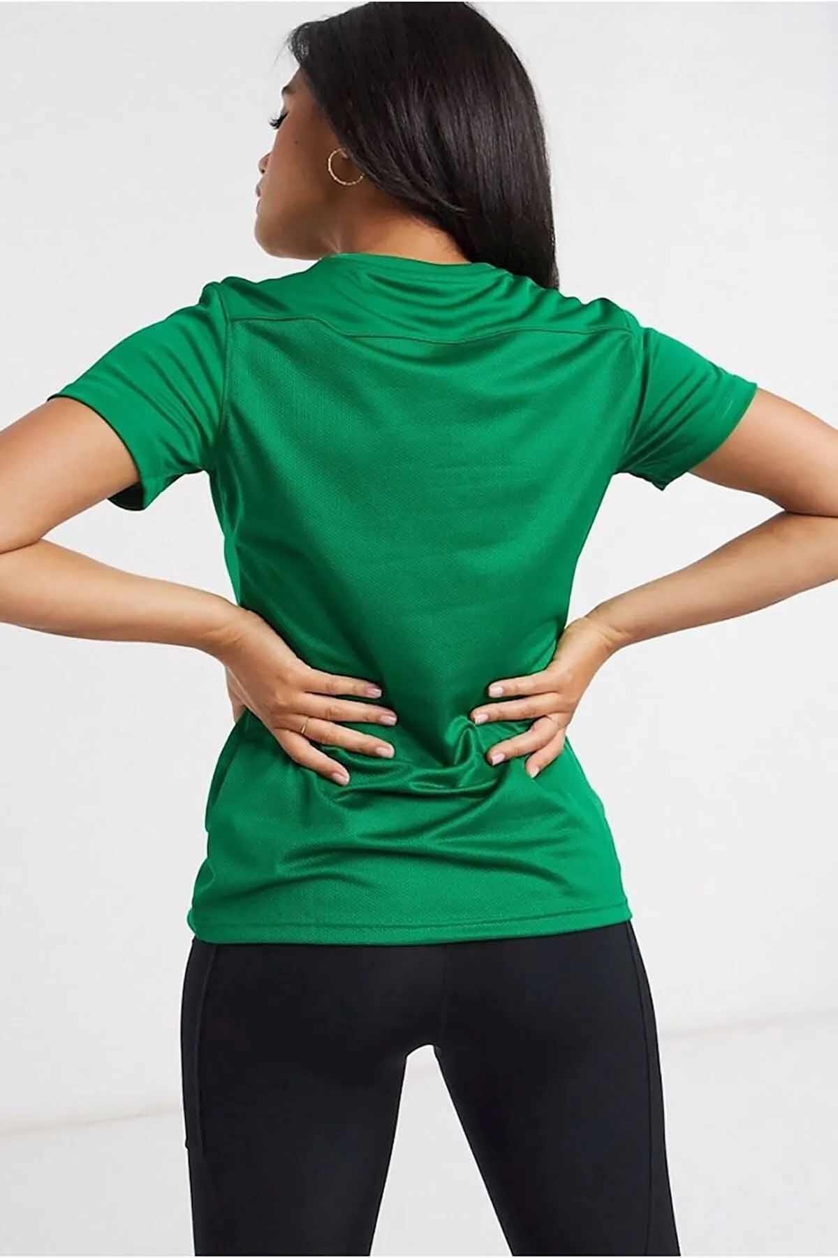 NIKETişörtNike W DRY PARK VII JSY SS Kadın Tişört BV6728-341-YEŞİL