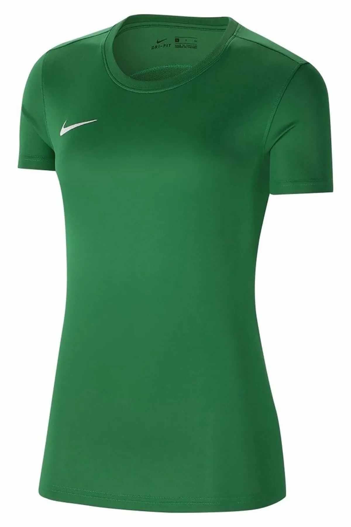 NIKETişörtNike W DRY PARK VII JSY SS Kadın Tişört BV6728-341-YEŞİL