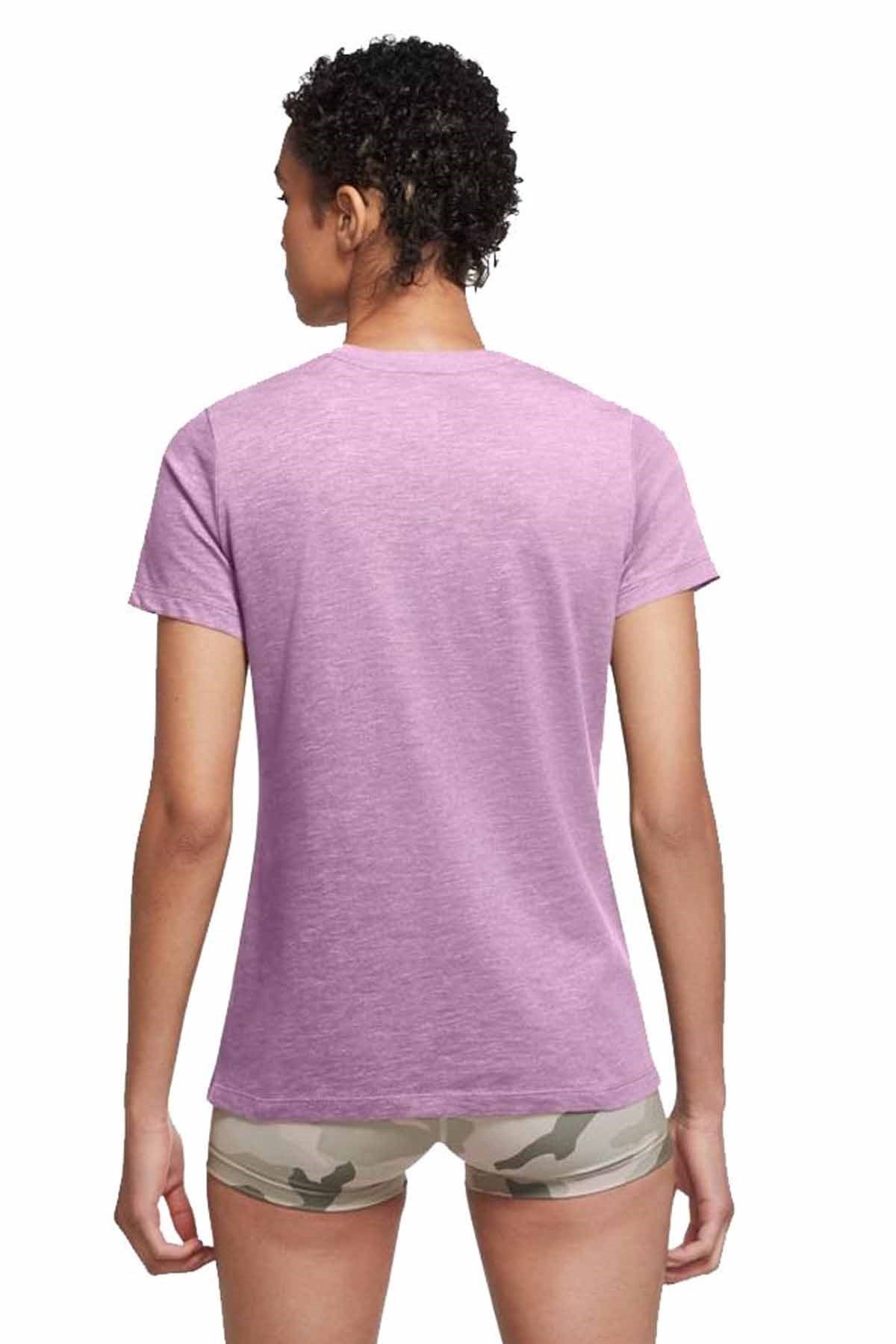 NIKETişörtNike W Dry Tee Dfc Crew Kadın Tişört AQ3212-591-Mor