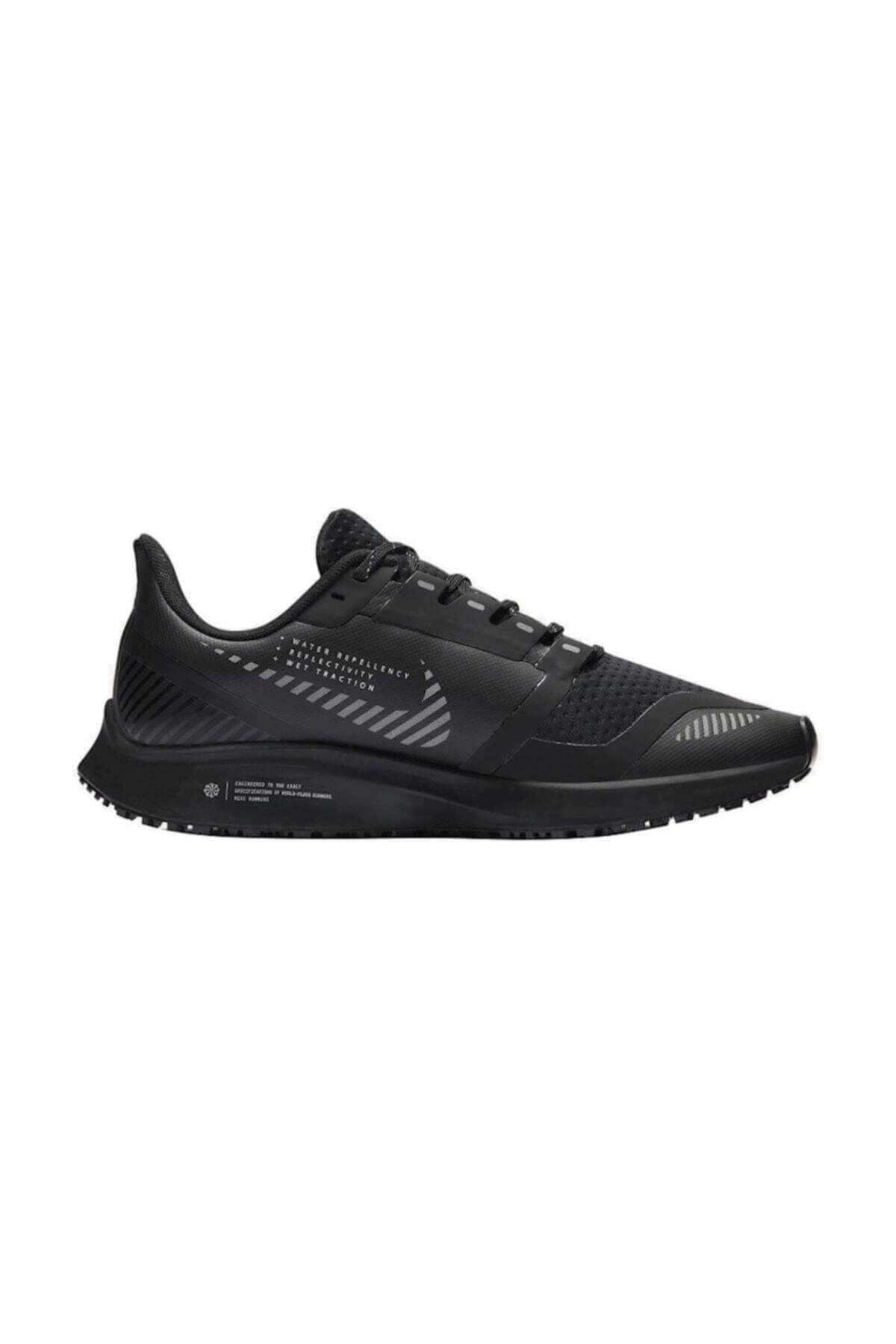 NIKEYürüyüş KoşuNike Air Zoom Pegasus 36 Shıeld Kadın Yürüyüş Koşu Ayakkabı AQ8006-001-Siyah