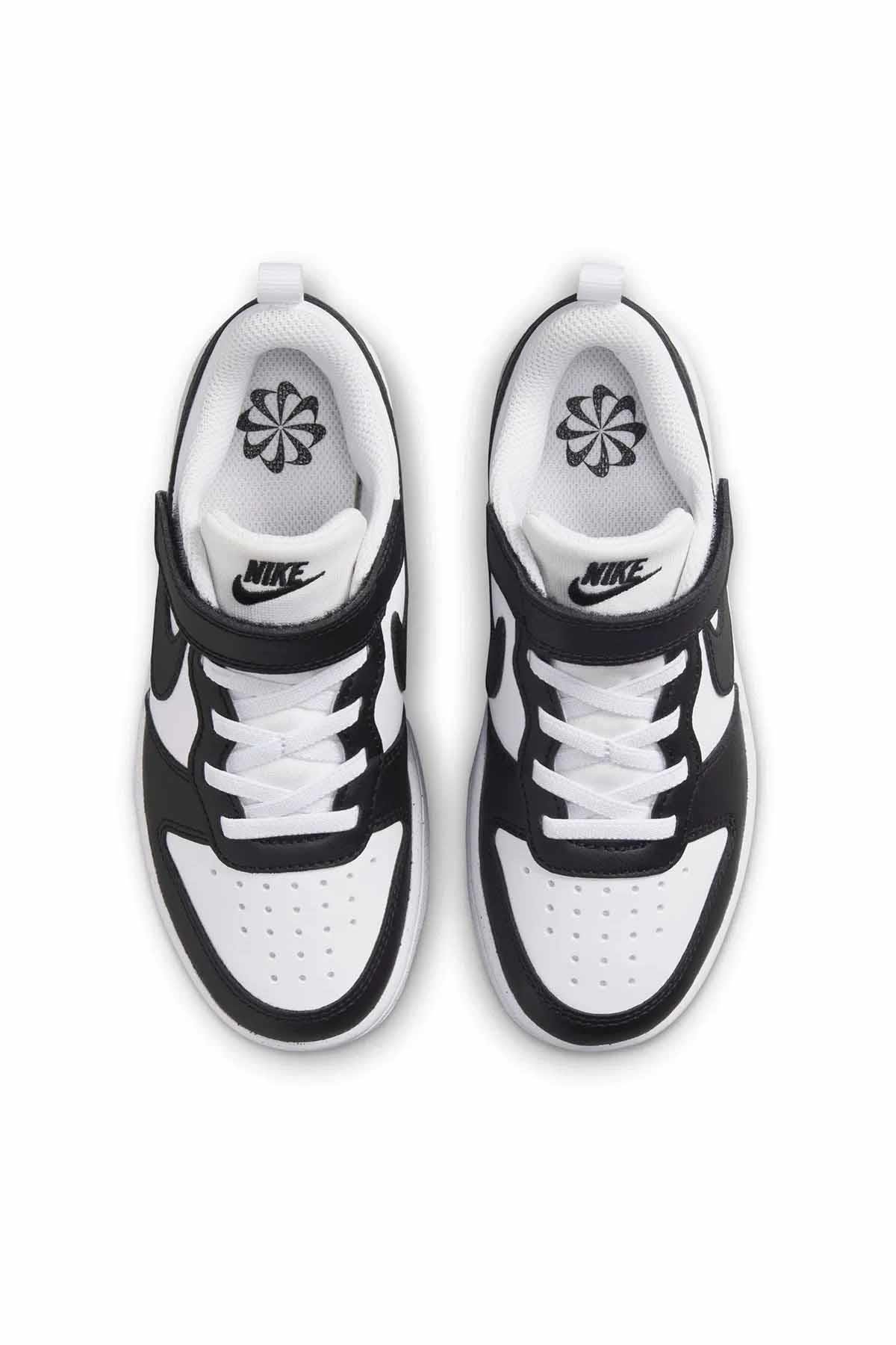 NIKEYürüyüş KoşuNike Court Borough Low Çocuk Yürüyüş Koşu Ayakkabı DV5457-131-BEYAZ