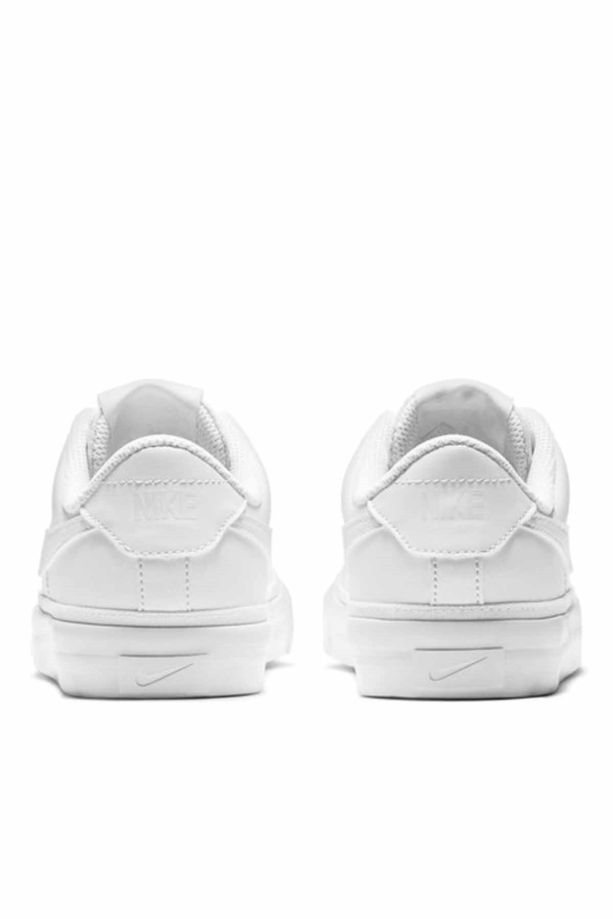 NIKEYürüyüş KoşuNike Court Legacy (Gs) Kadın Yürüyüş Koşu Ayakkabı DA5380-104-Beyaz