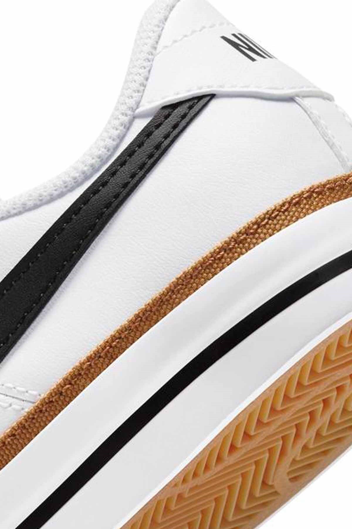 NIKEYürüyüş KoşuNike Court Legacy (Gs) Kadın Yürüyüş Koşu Ayakkabı DA5380-102-BEYAZ-SYH