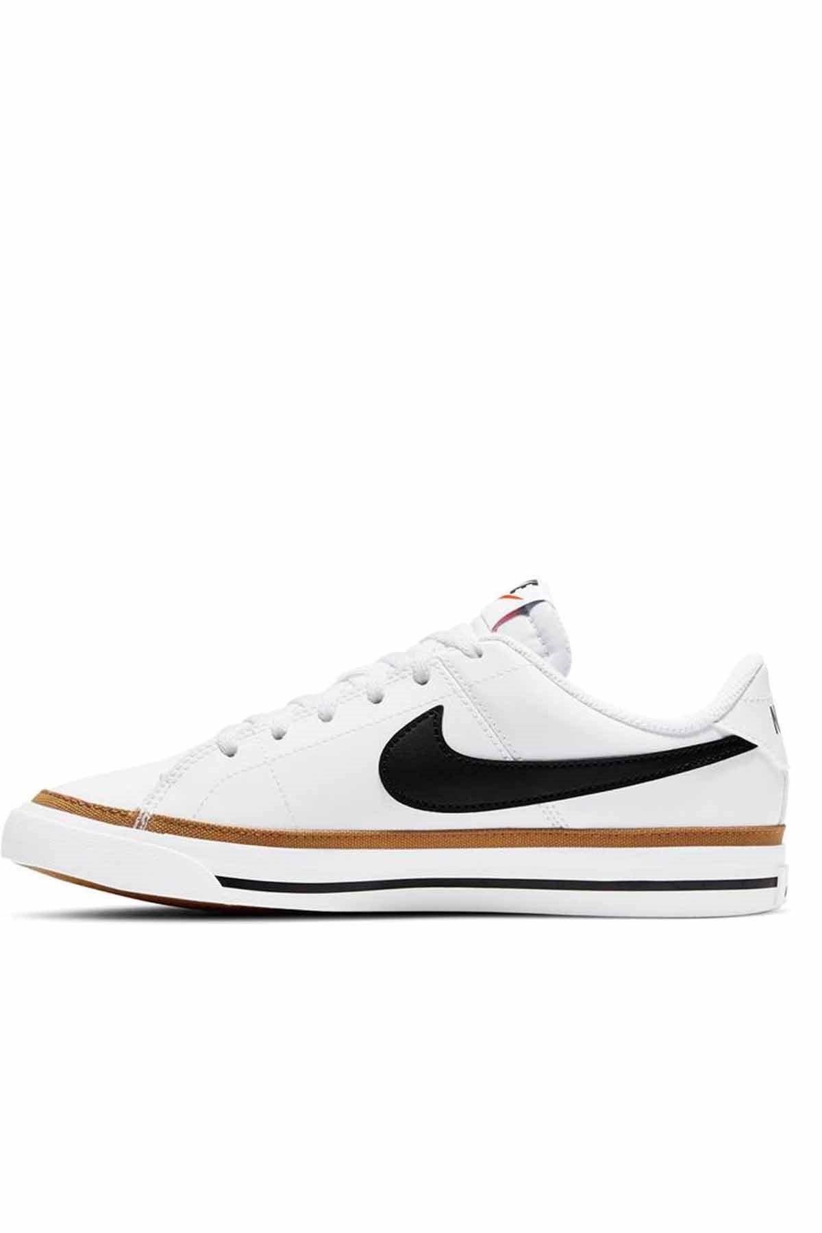 NIKEYürüyüş KoşuNike Court Legacy (Gs) Kadın Yürüyüş Koşu Ayakkabı DA5380-102-BEYAZ-SYH