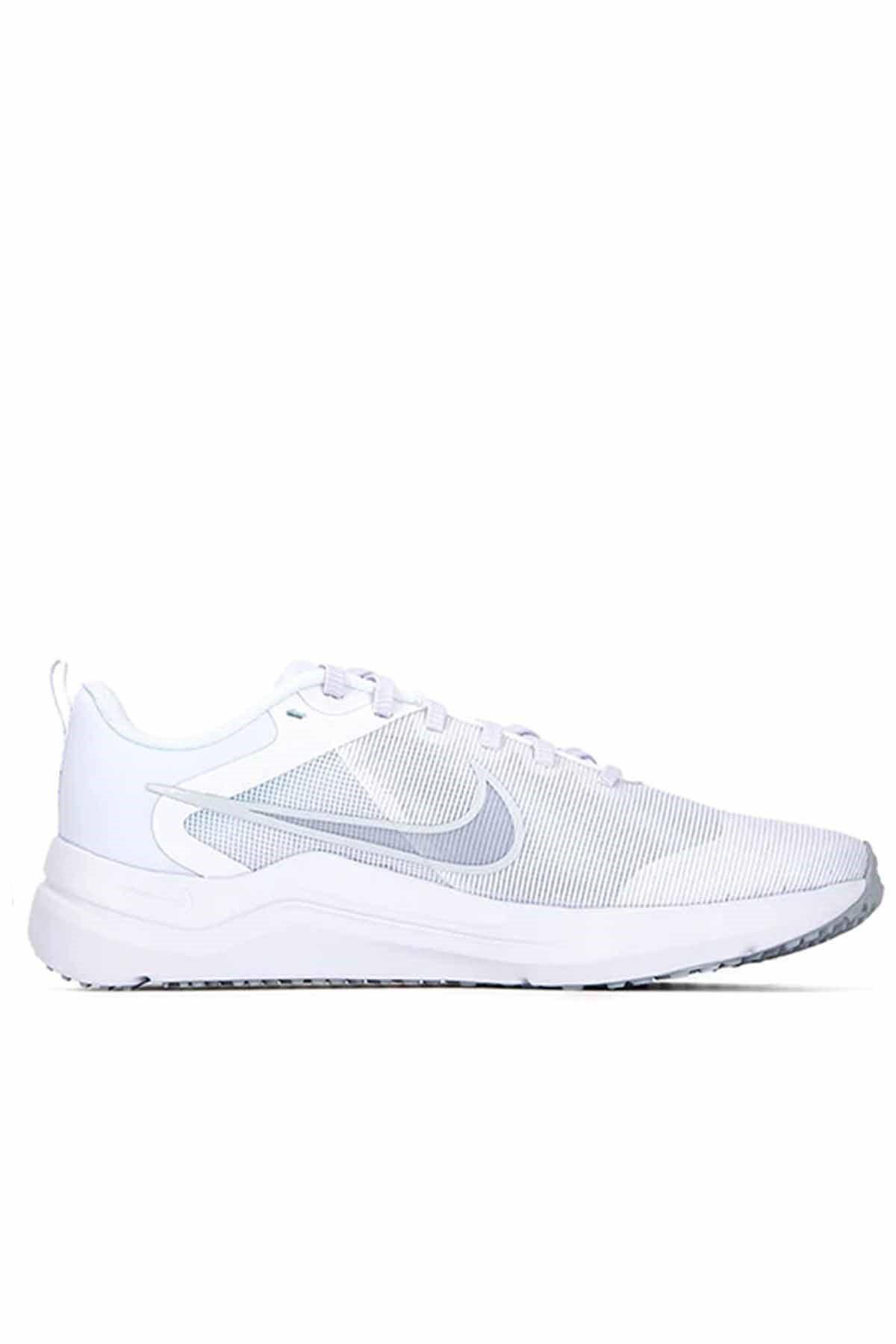 NIKEYürüyüş KoşuNike Downshifter 12 Erkek Yürüyüş Koşu Ayakkabı DD9293-100-BEYAZ