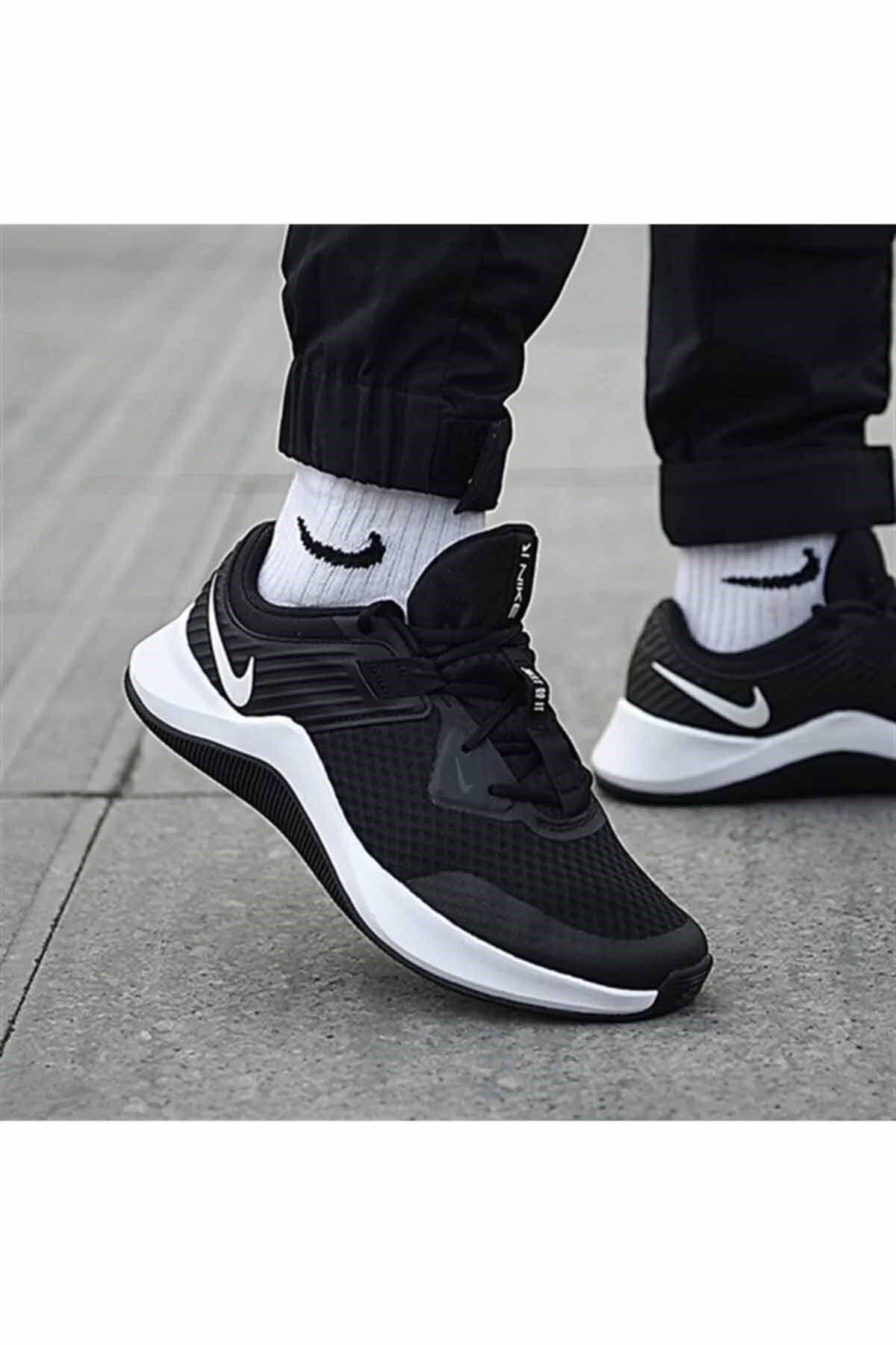 NIKEYürüyüş KoşuNike Mc Trainer Erkek Yürüyüş Koşu Ayakkabı CU3580-002-Siyah-Byz