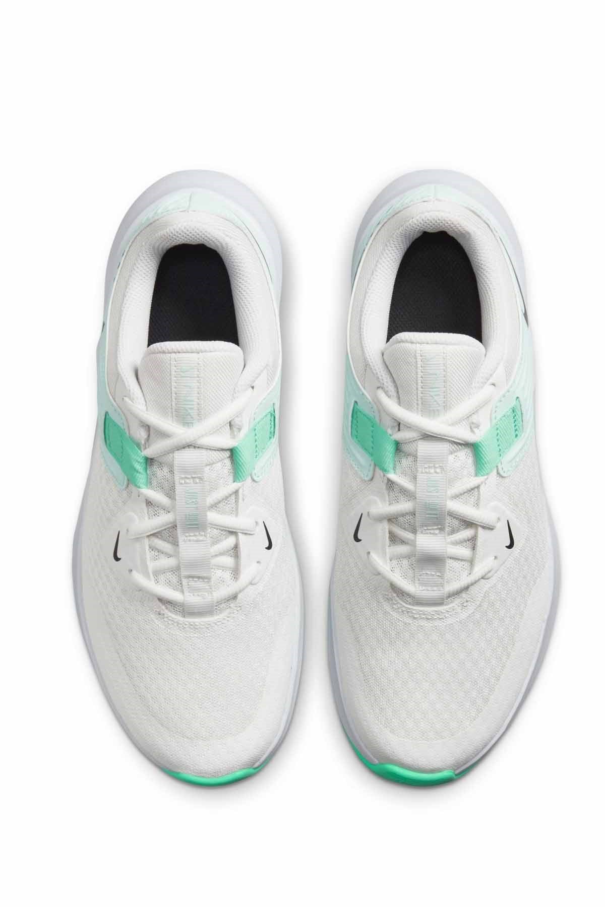 NIKEYürüyüş KoşuNike MC Trainer Kadın Yürüyüş Koşu Ayakkabı CU3584-101-Beyaz-Yeşl