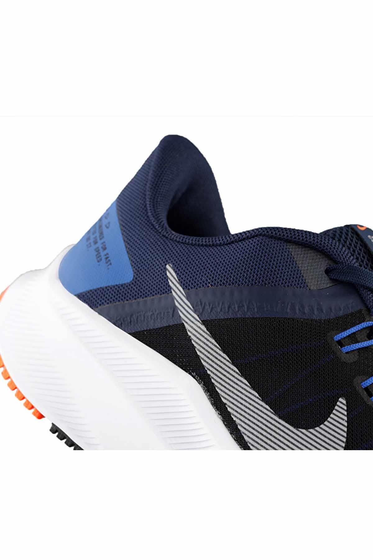 NIKEYürüyüş KoşuNike Quest 4 Erkek Yürüyüş Koşu Ayakkabı DA1105-004-Siyah/Mavi