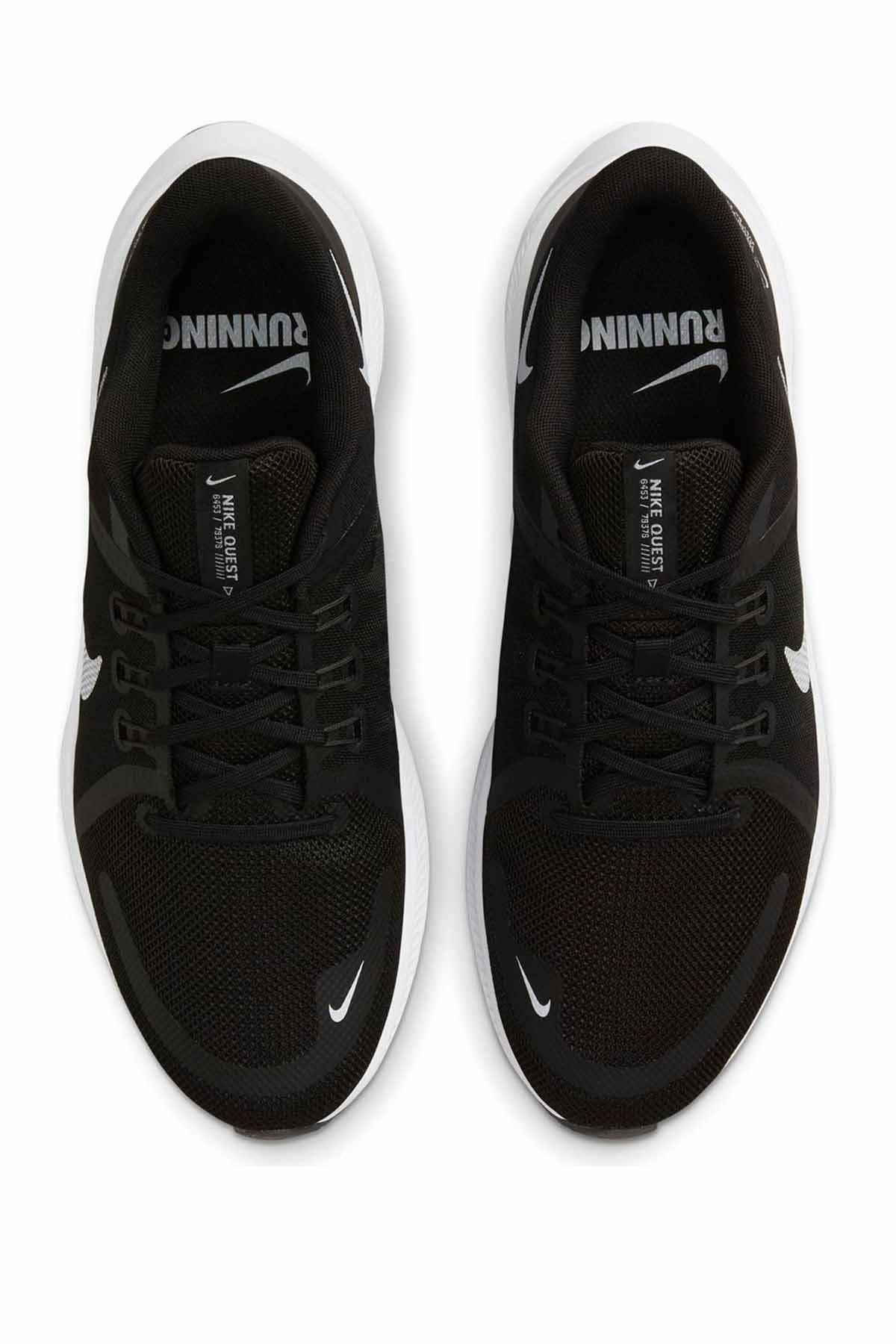 NIKEYürüyüş KoşuNike Quest 4 Erkek Yürüyüş Koşu Ayakkabı DA1105-006-Siyah-Byz