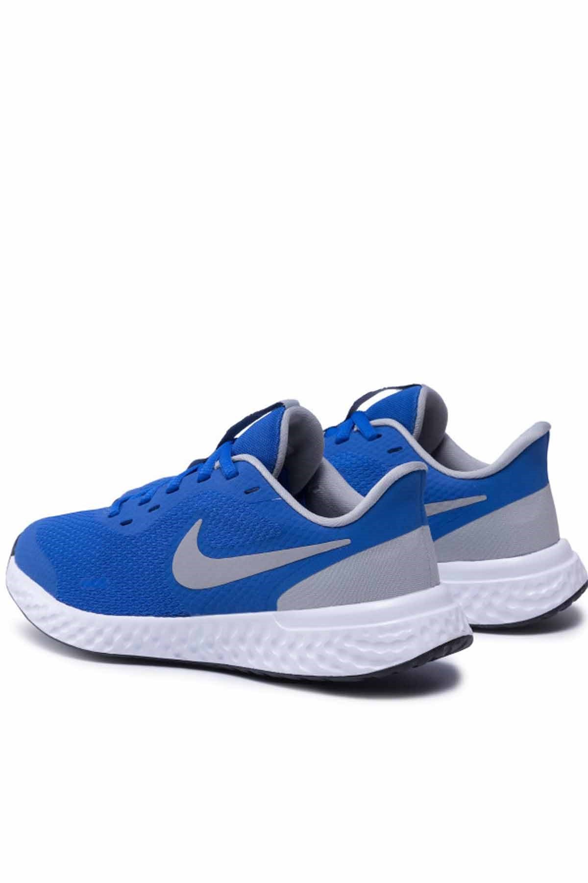 NIKEYürüyüş KoşuNike REVOLUTION 5 (GS) Kadın Yürüyüş Koşu Ayakkabı BQ5671-403-MAVİ