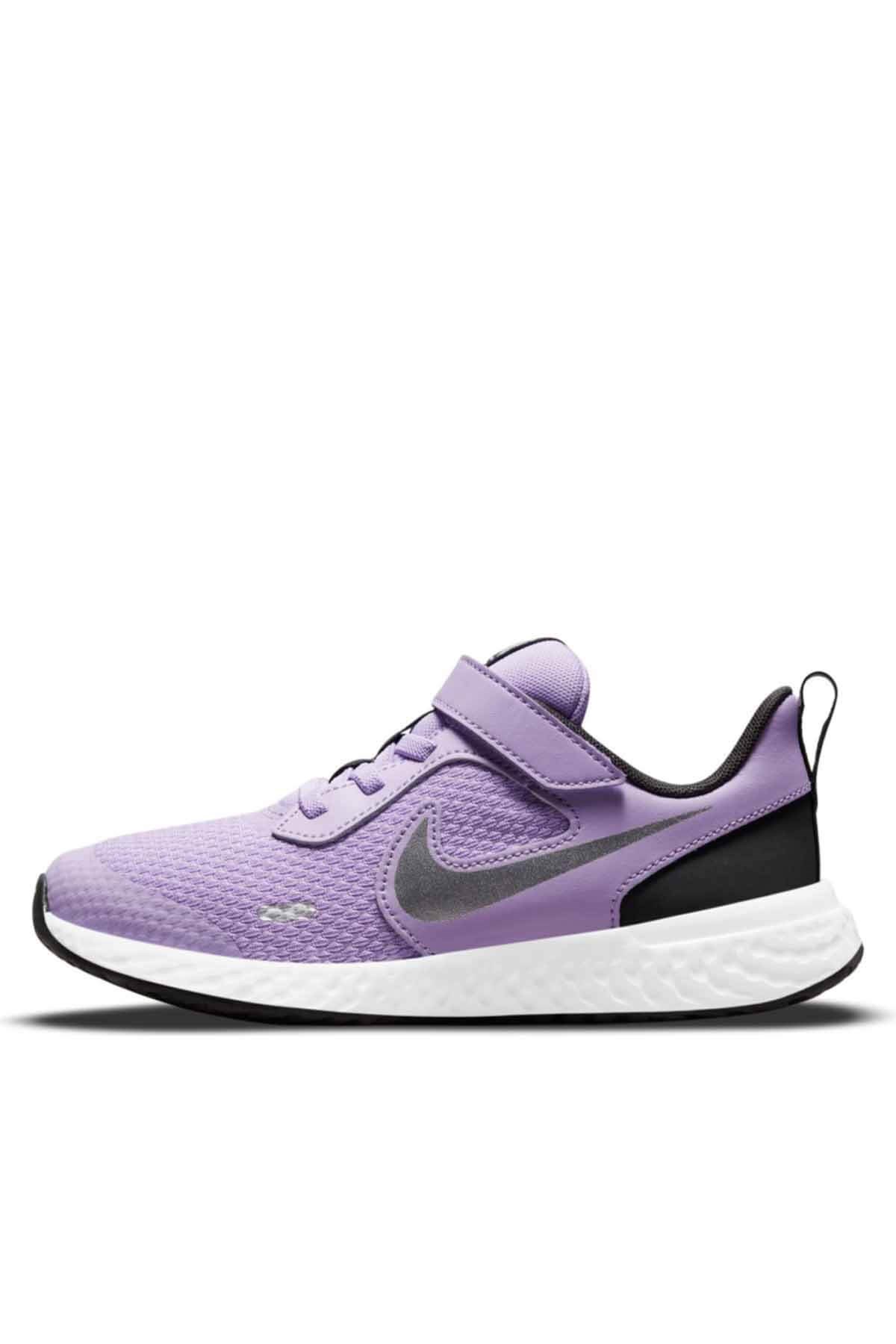 NIKEYürüyüş KoşuNike Revolution 5 (Psv) Çocuk Yürüyüş Koşu Ayakkabı BQ5672-509-Mor