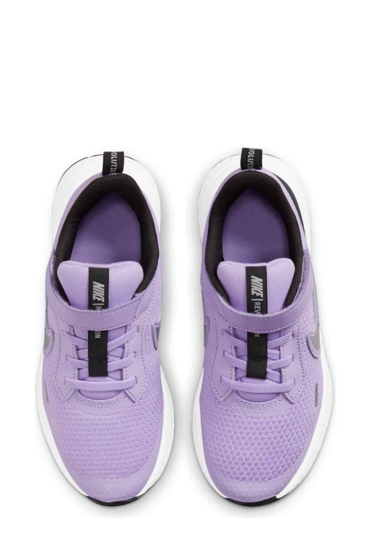 NIKEYürüyüş KoşuNike Revolution 5 (Psv) Çocuk Yürüyüş Koşu Ayakkabı BQ5672-509-Mor