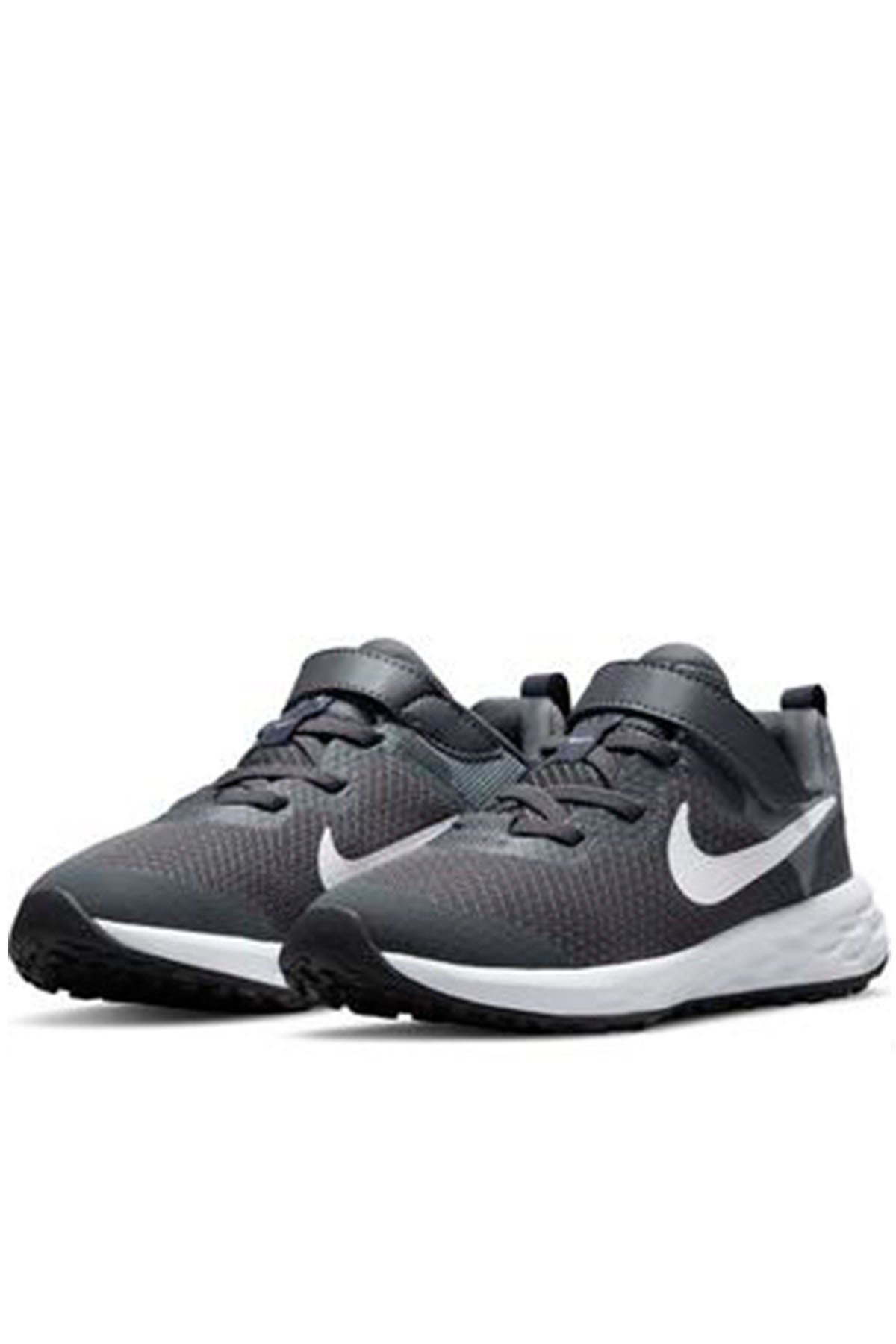 NIKEYürüyüş KoşuNike Revolution 6 NN Çocuk Yürüyüş Koşu Ayakkabı DD1095-004-Gri
