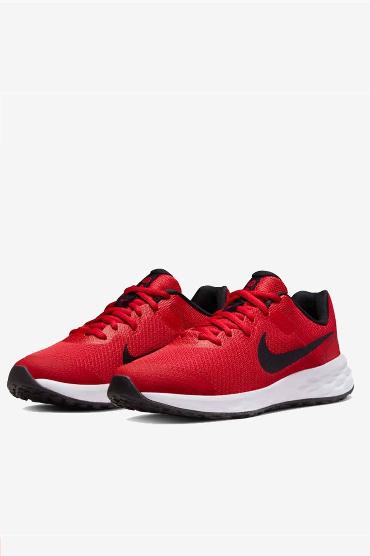 NIKEYürüyüş KoşuNike Revolution 6 Nn (Gs) Kadın Yürüyüş Koşu Ayakkabı DD1096-607-KIRMIZI